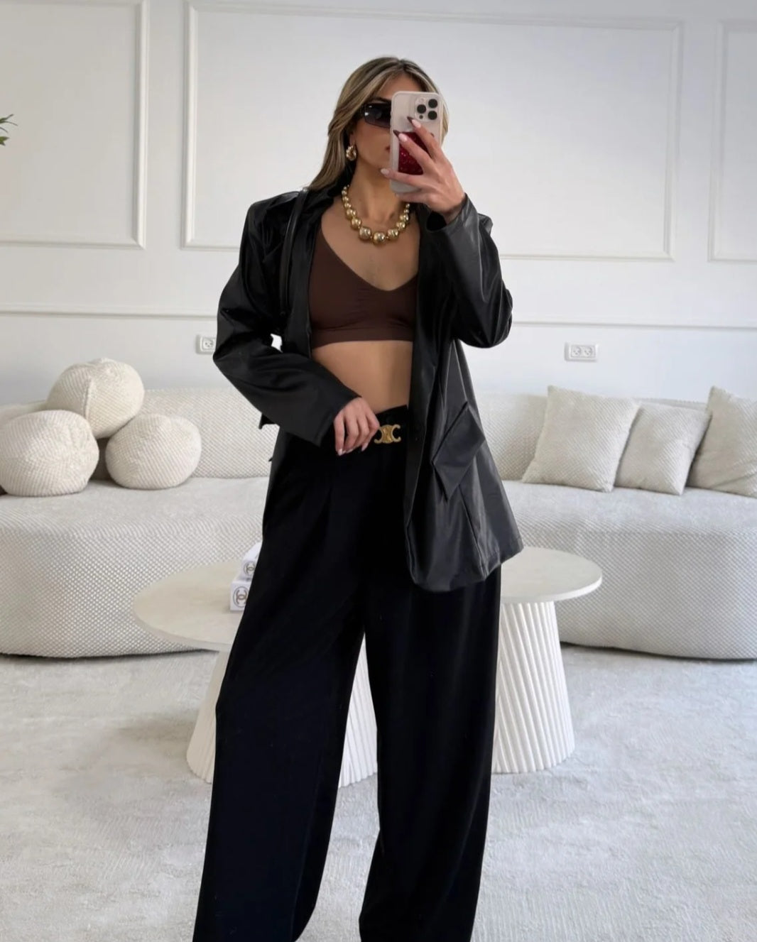 מכנס מוניק שחור