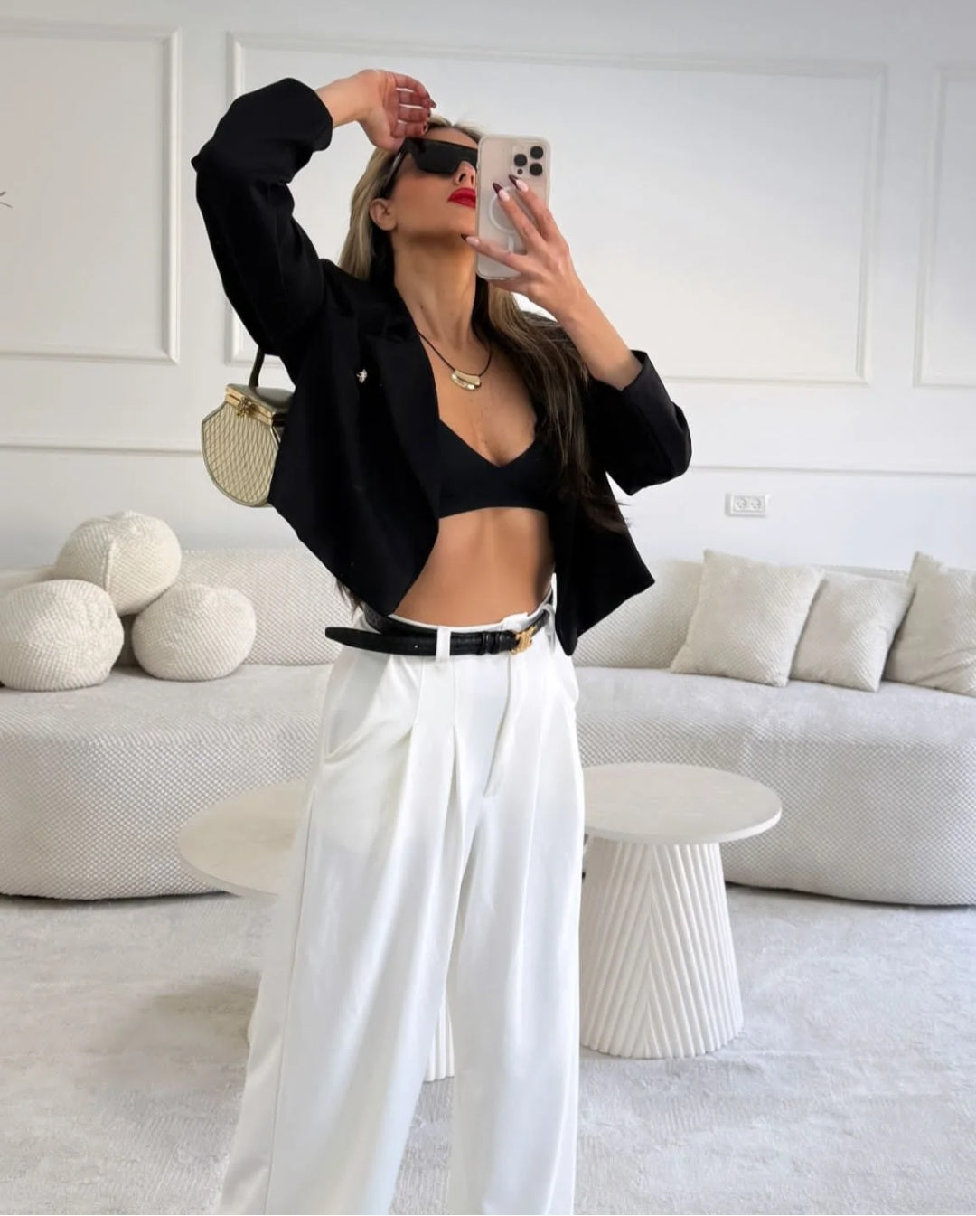 מכנס מוניק לבן