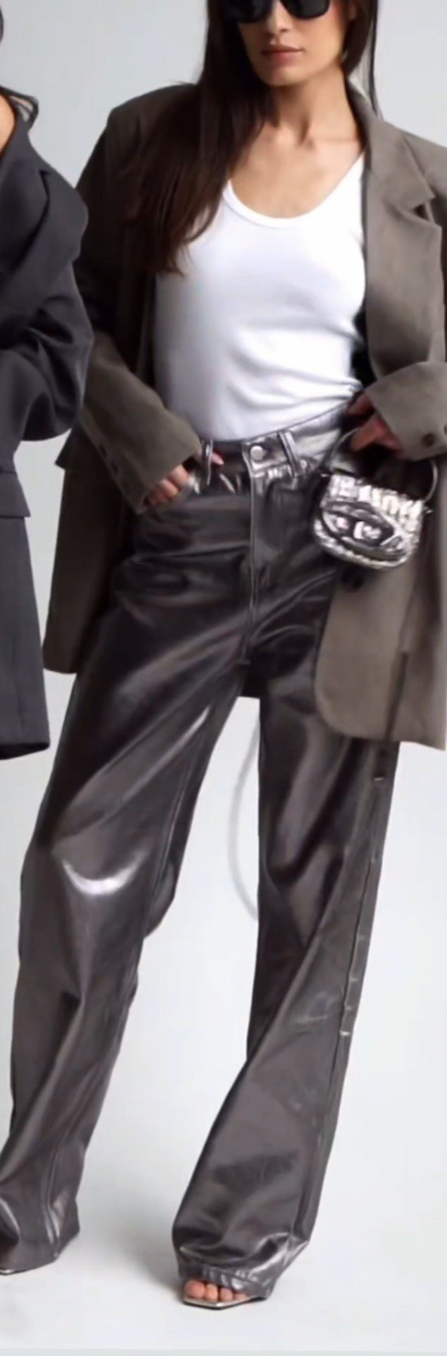 מכנס נולי כסוף