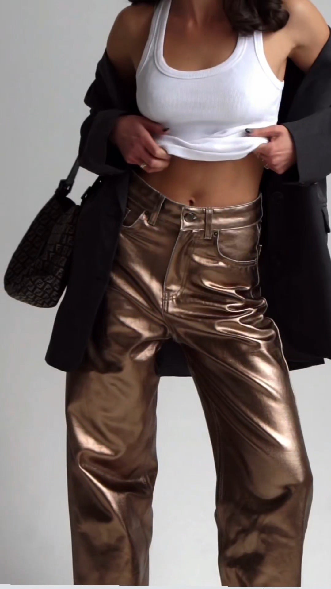 מכנס נולי כסוף