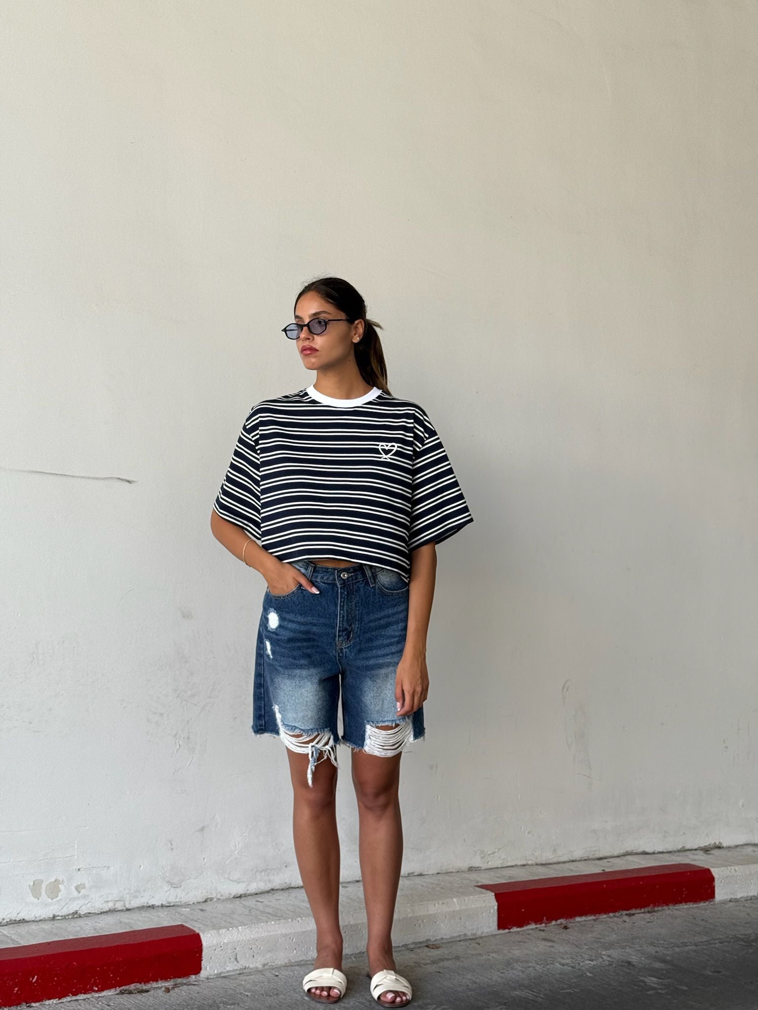 חולצת אביה שחור