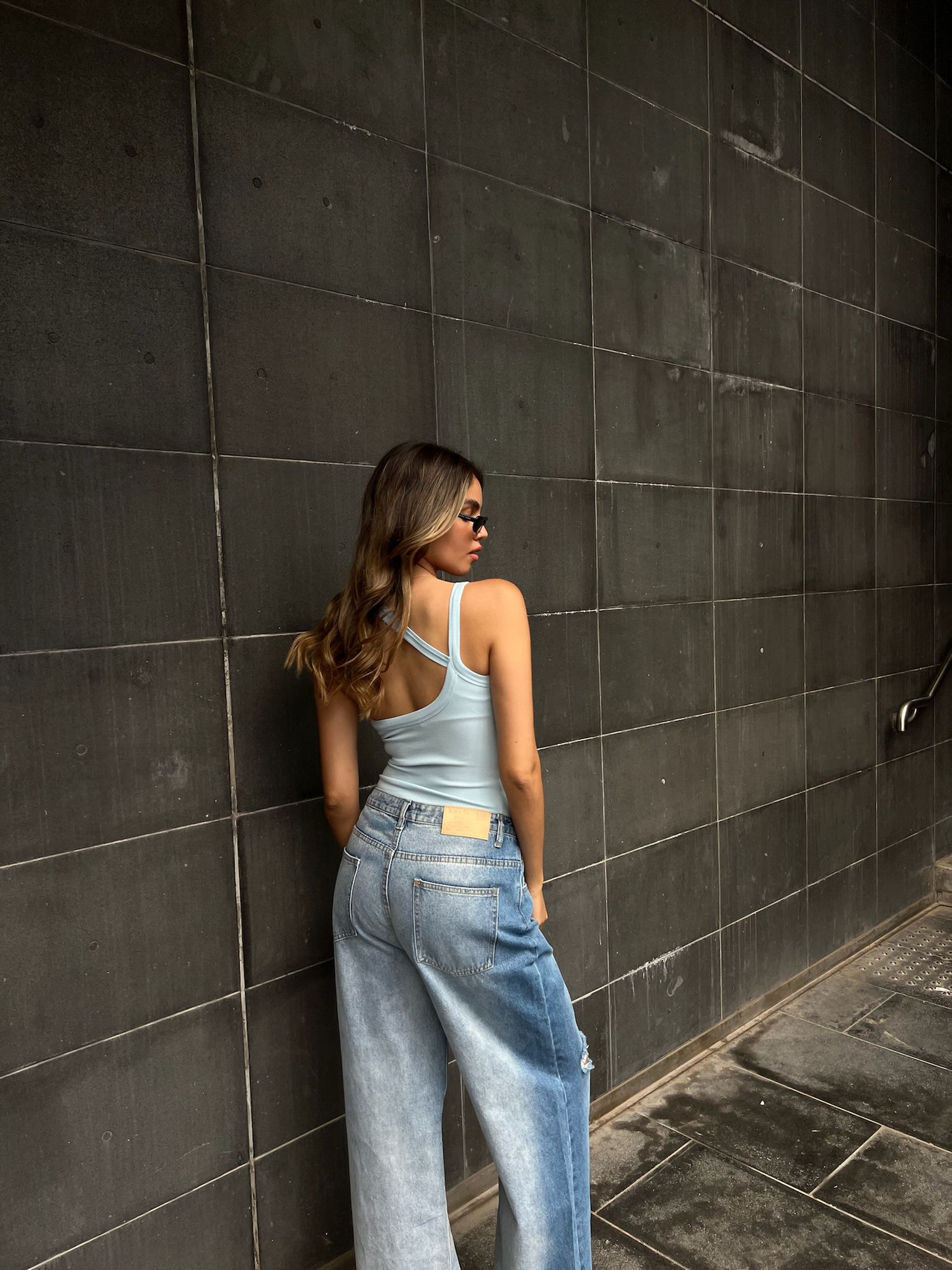 גופיה נוף תכלת