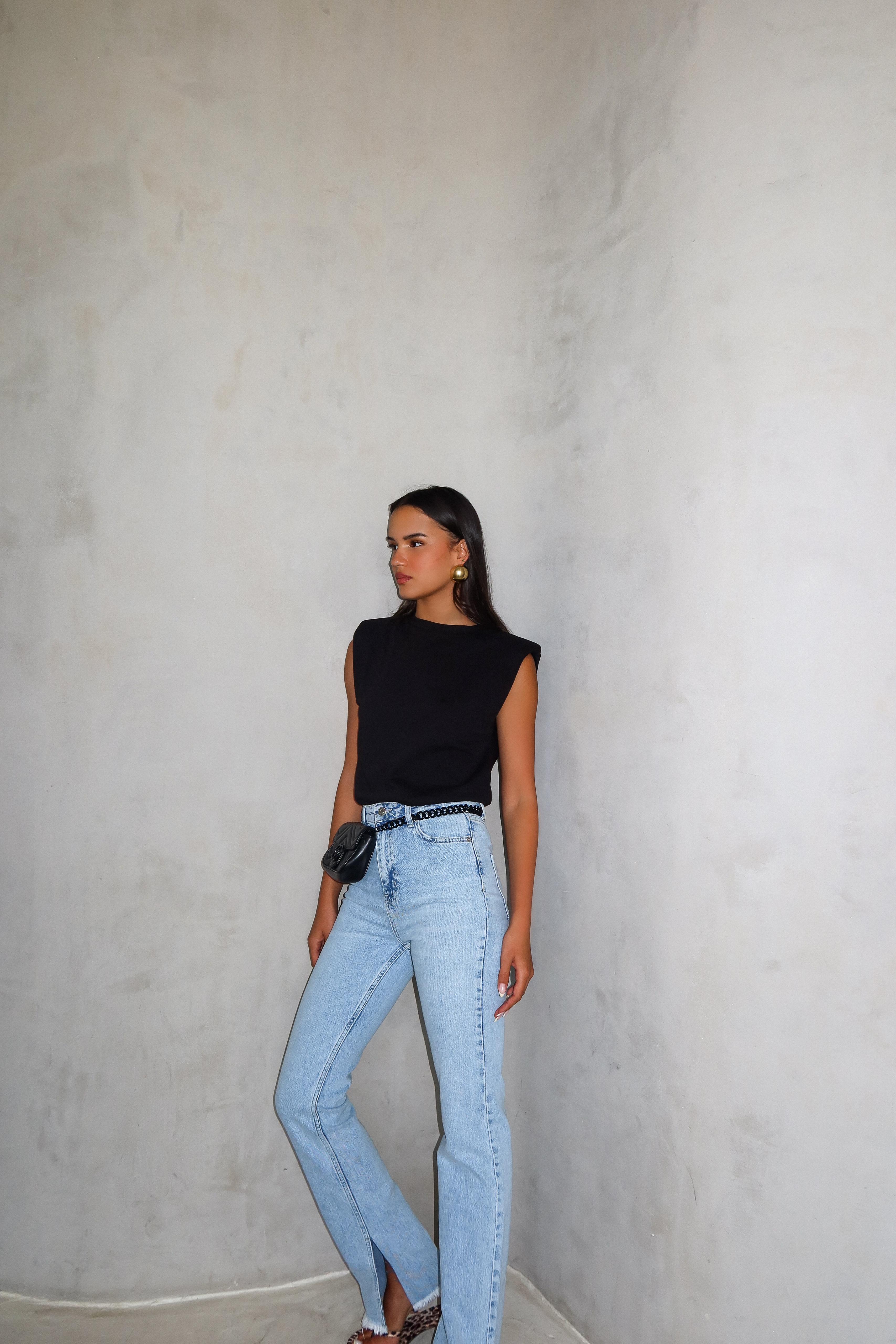 חולצת יולנד שחור