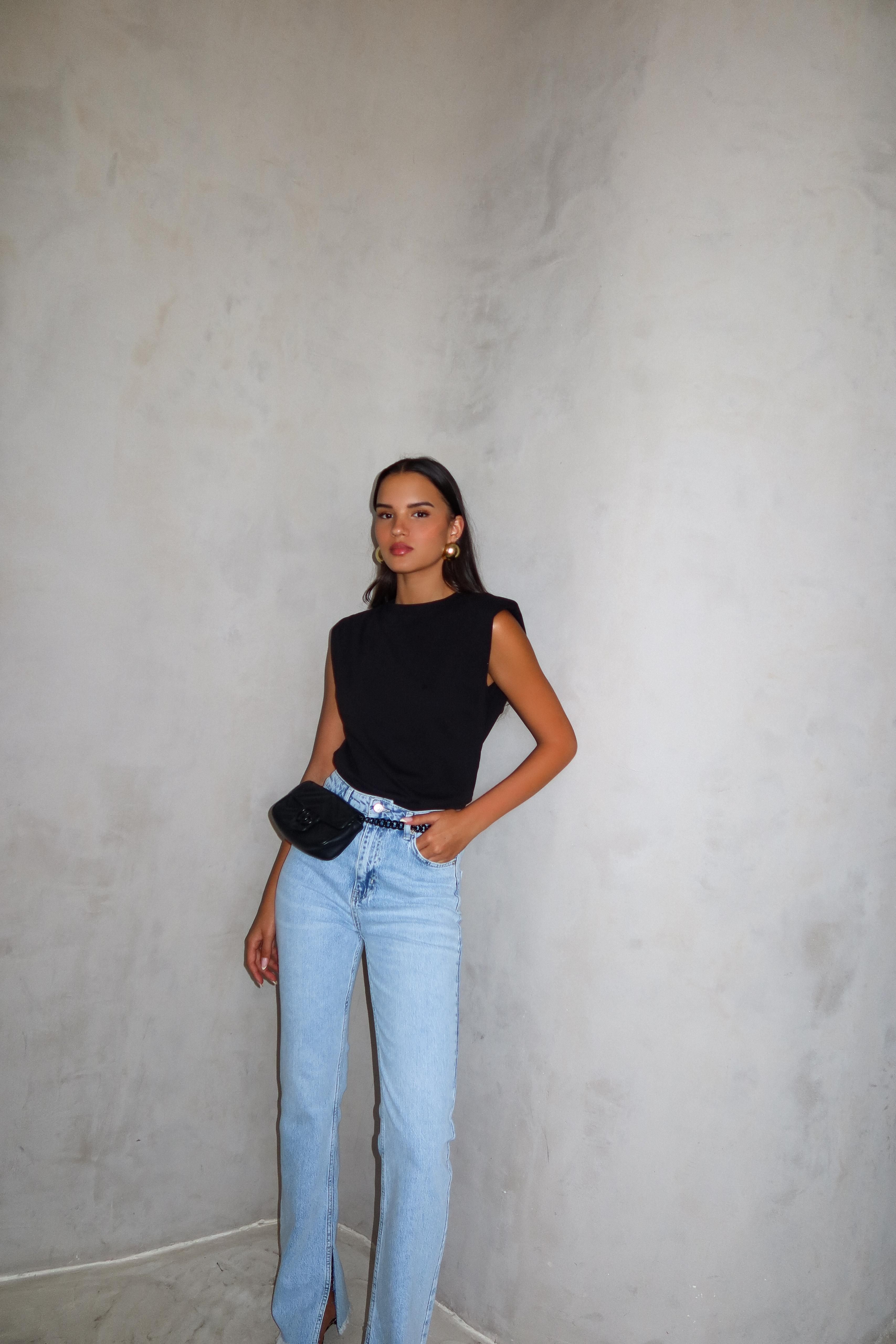 חולצת יולנד שחור