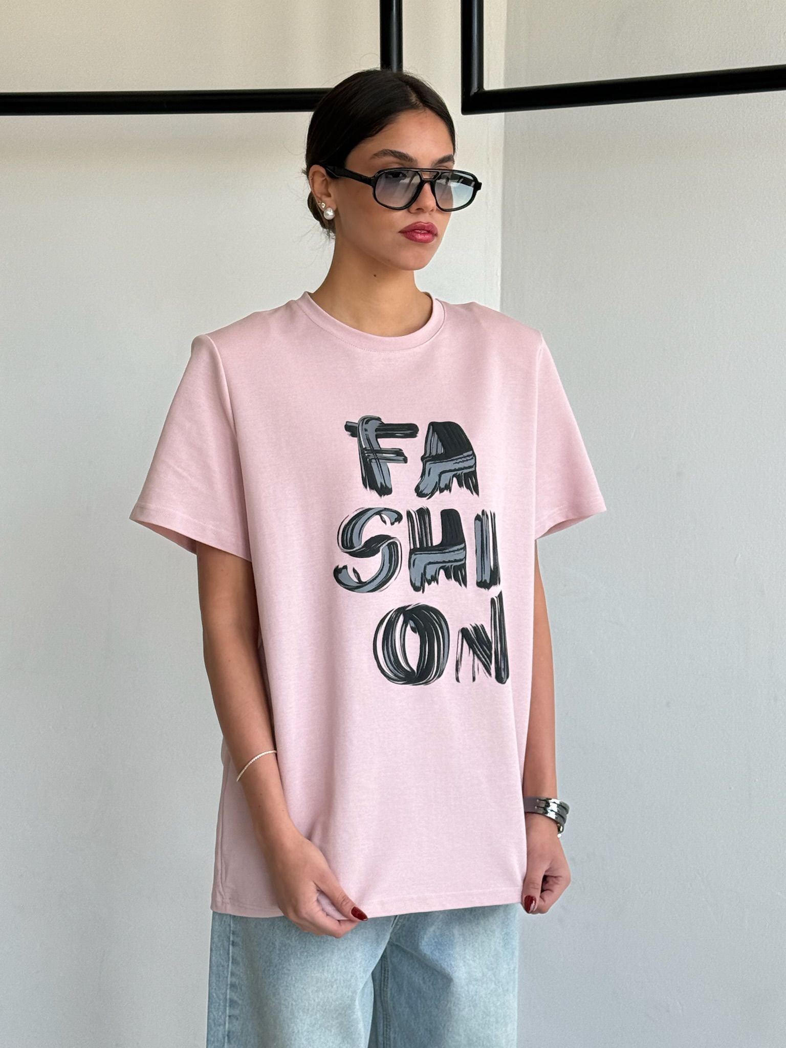 חולצת אדל ורוד