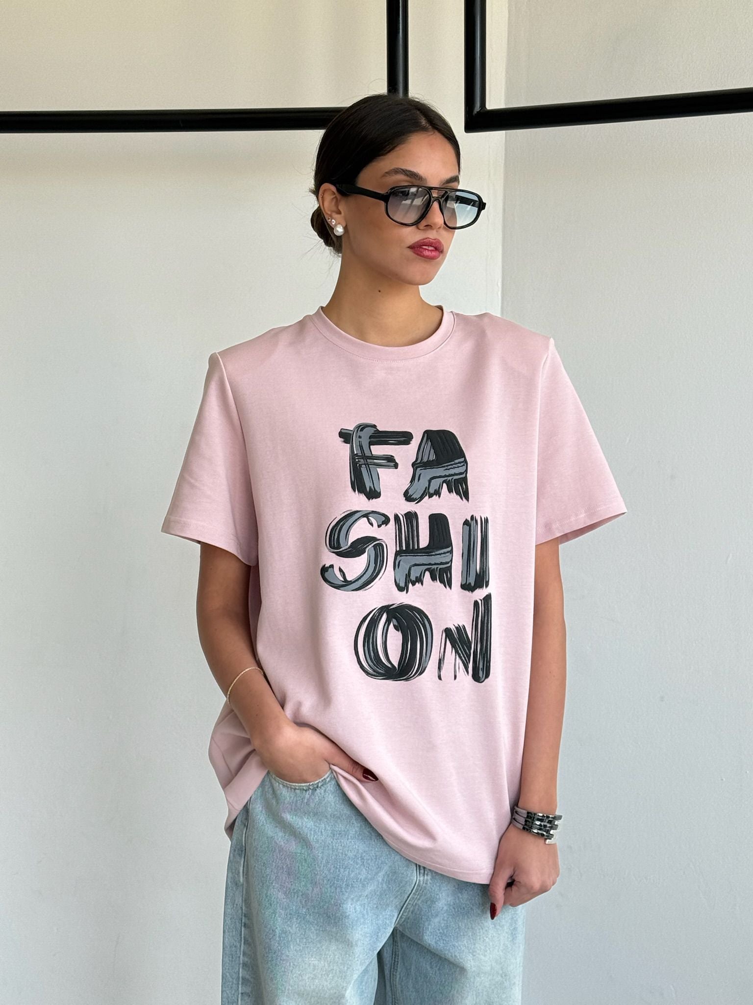 חולצת אדל ורוד