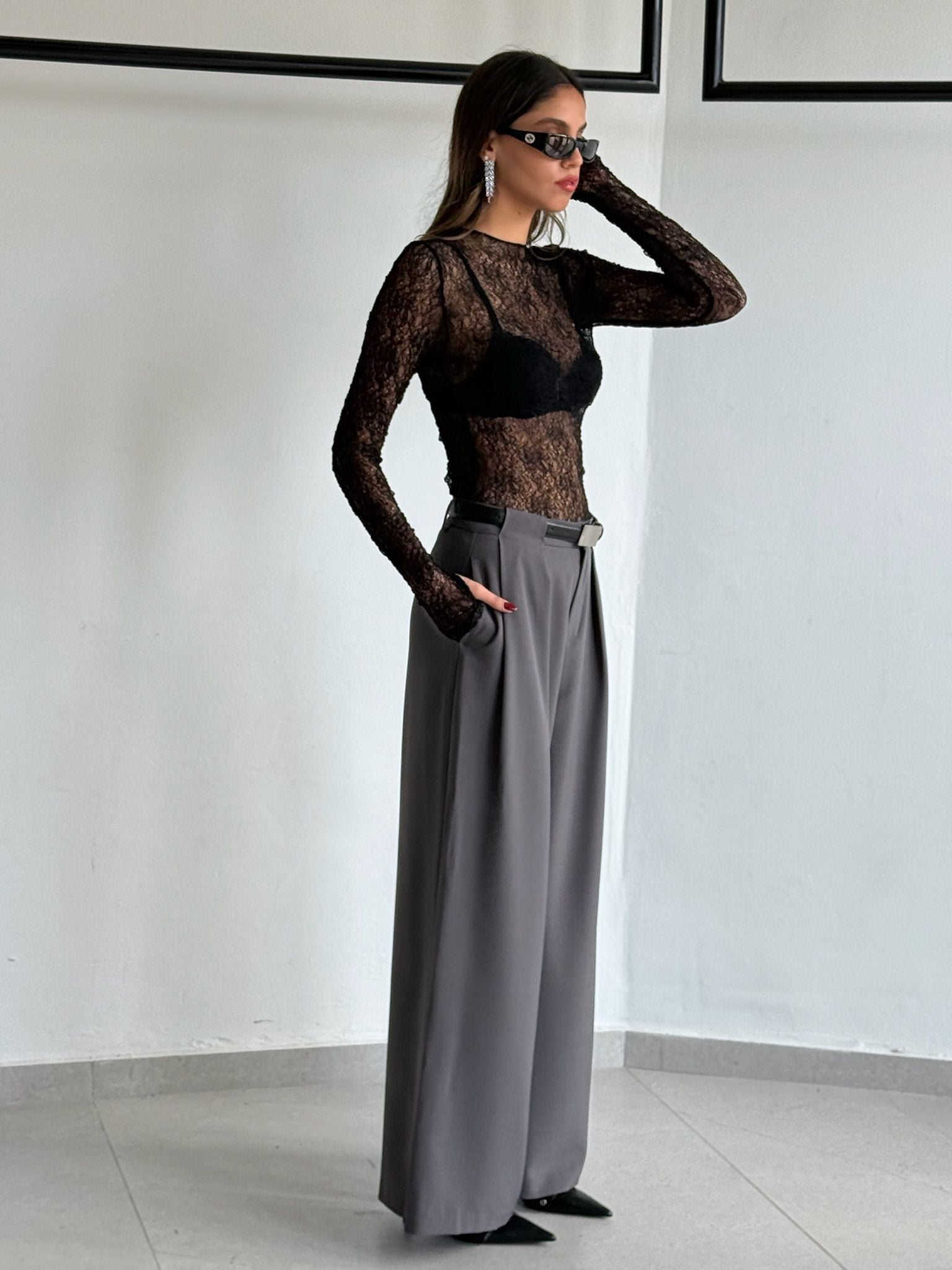 חולצת אליאן שחור