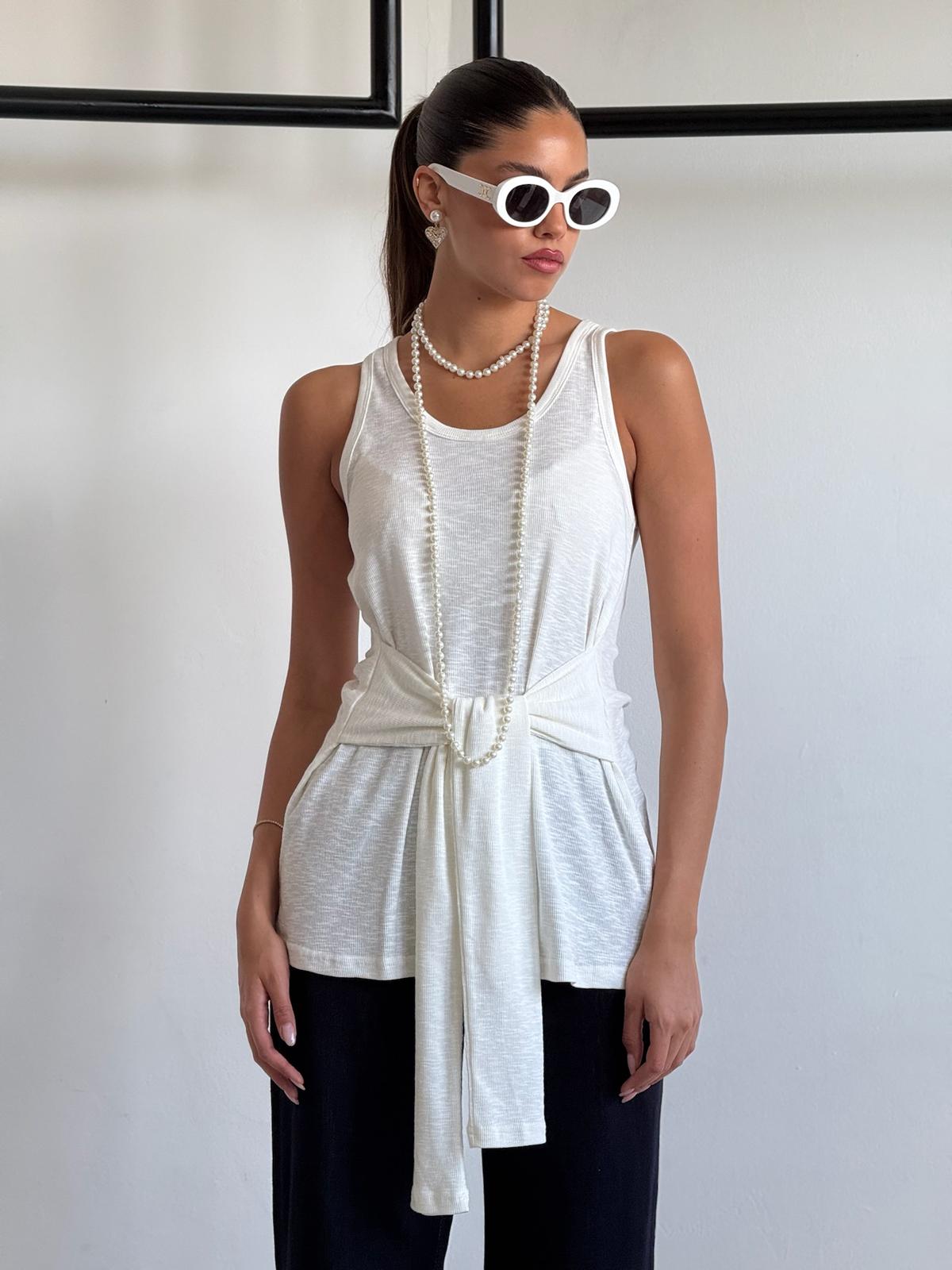 גופיית אוניל לבן