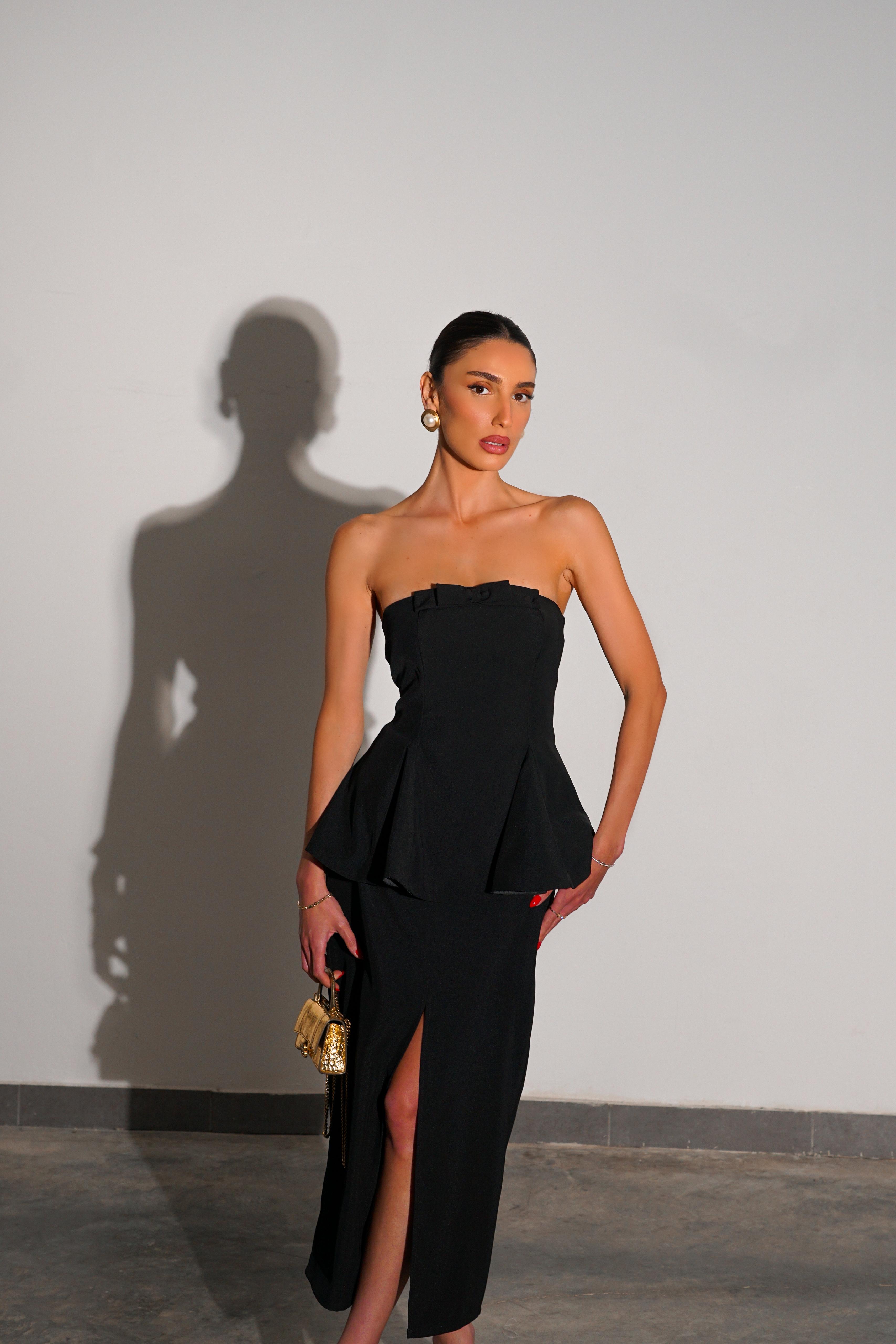 חליפת פנמה שחור