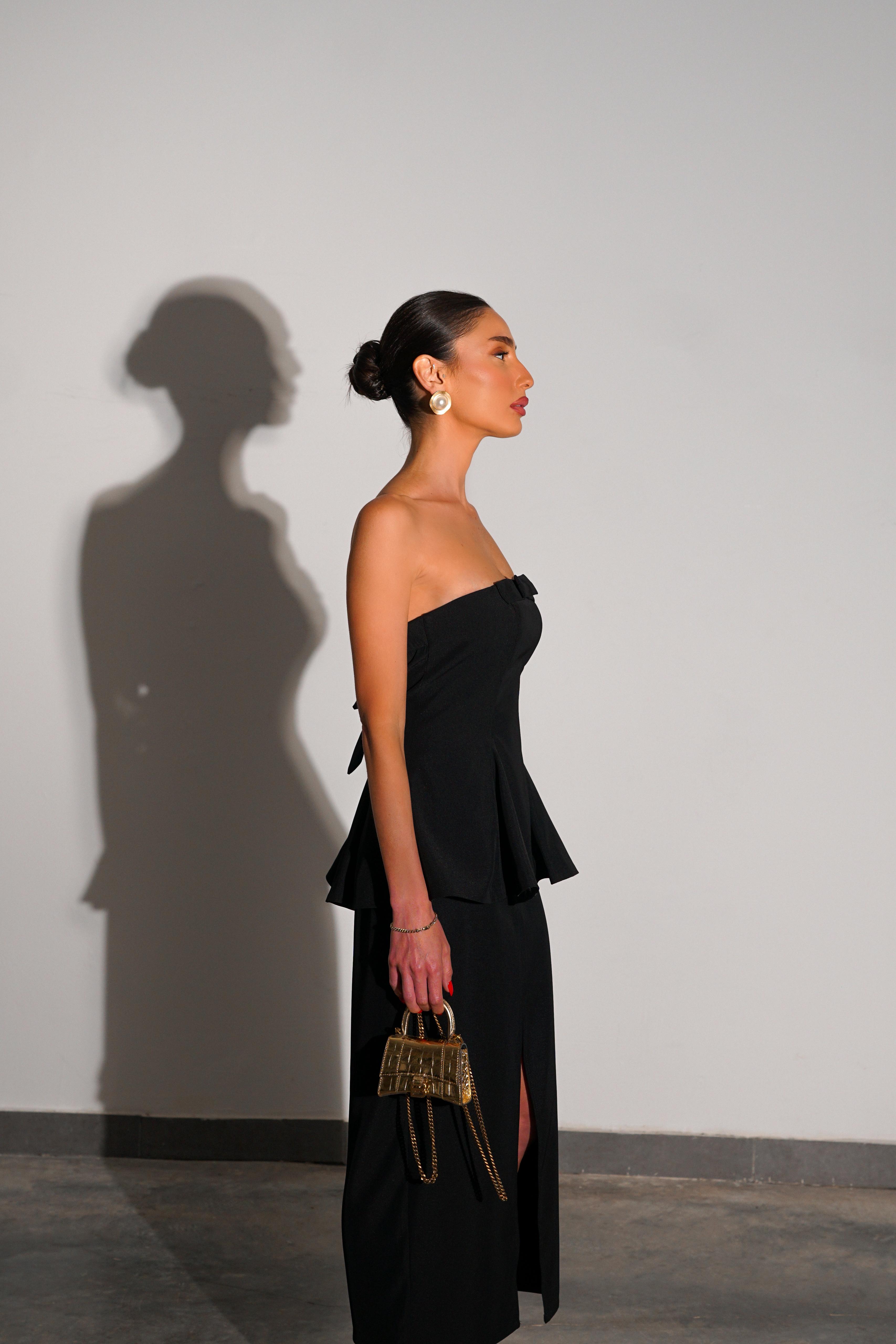 חליפת פנמה שחור