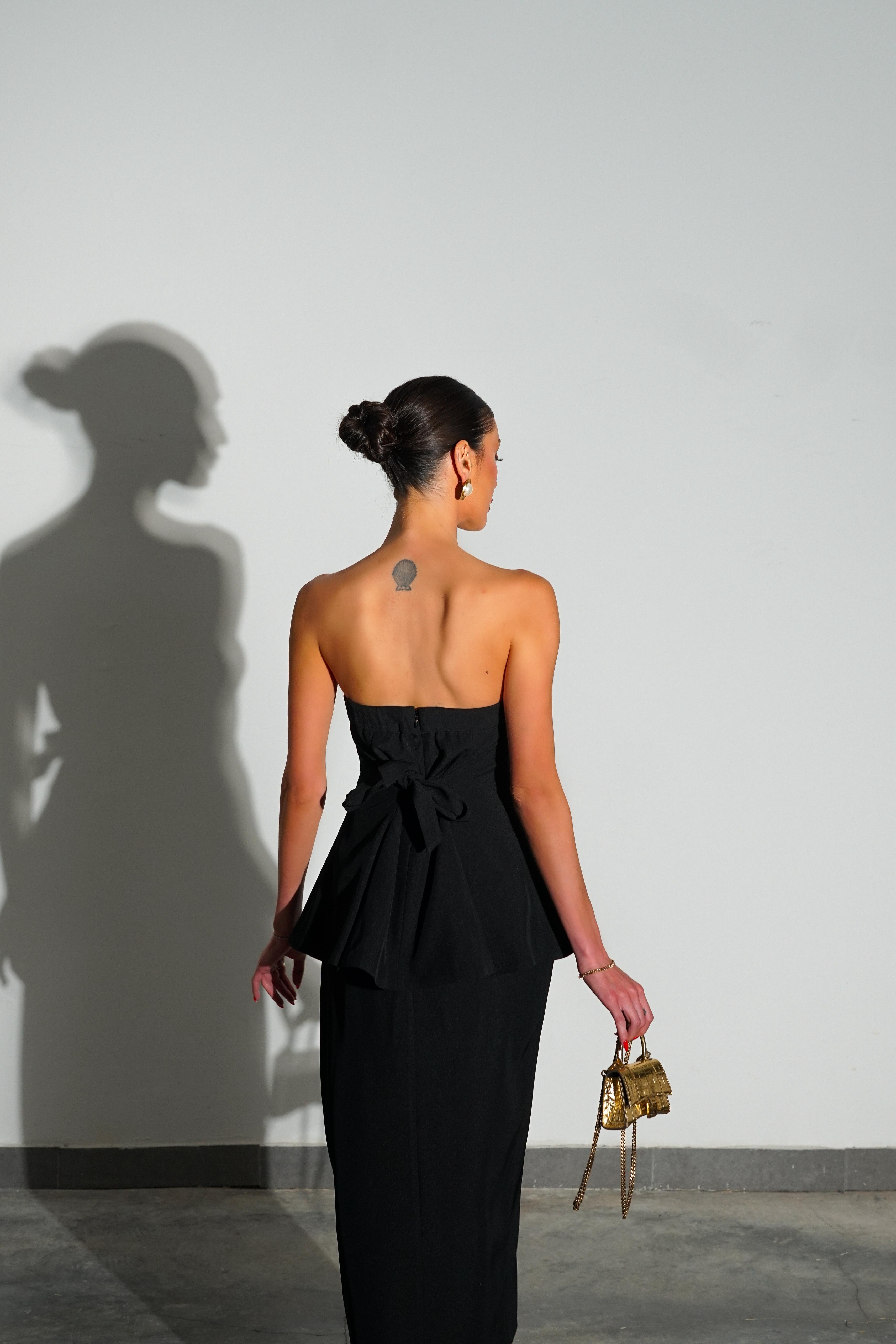 חליפת פנמה שחור