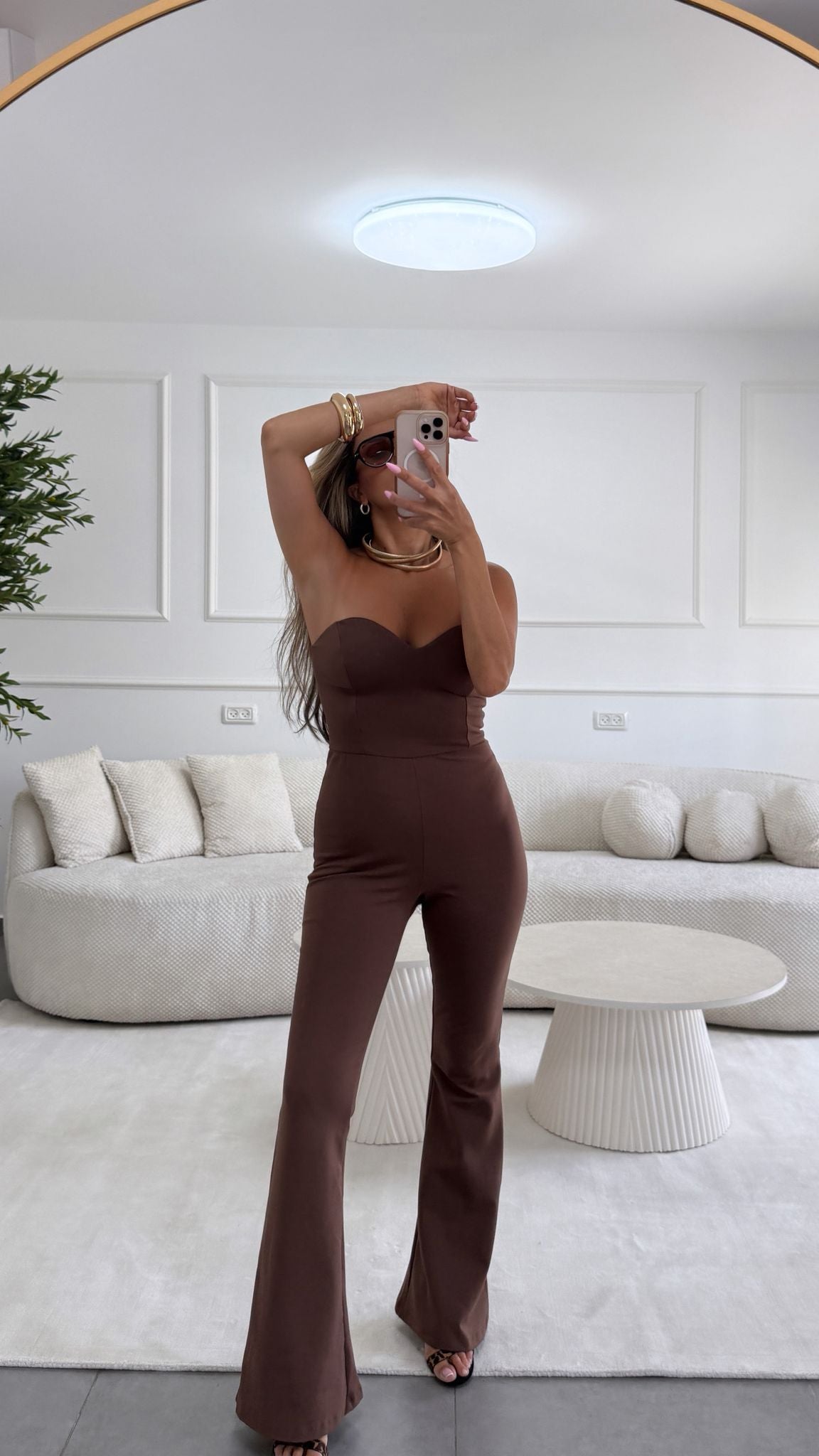 אוברול מיתר חום