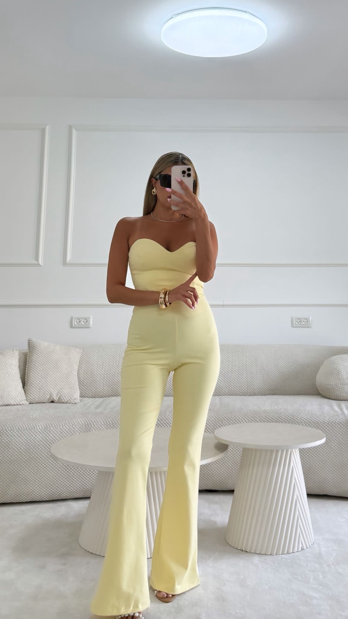 אוברול מיתר צהוב