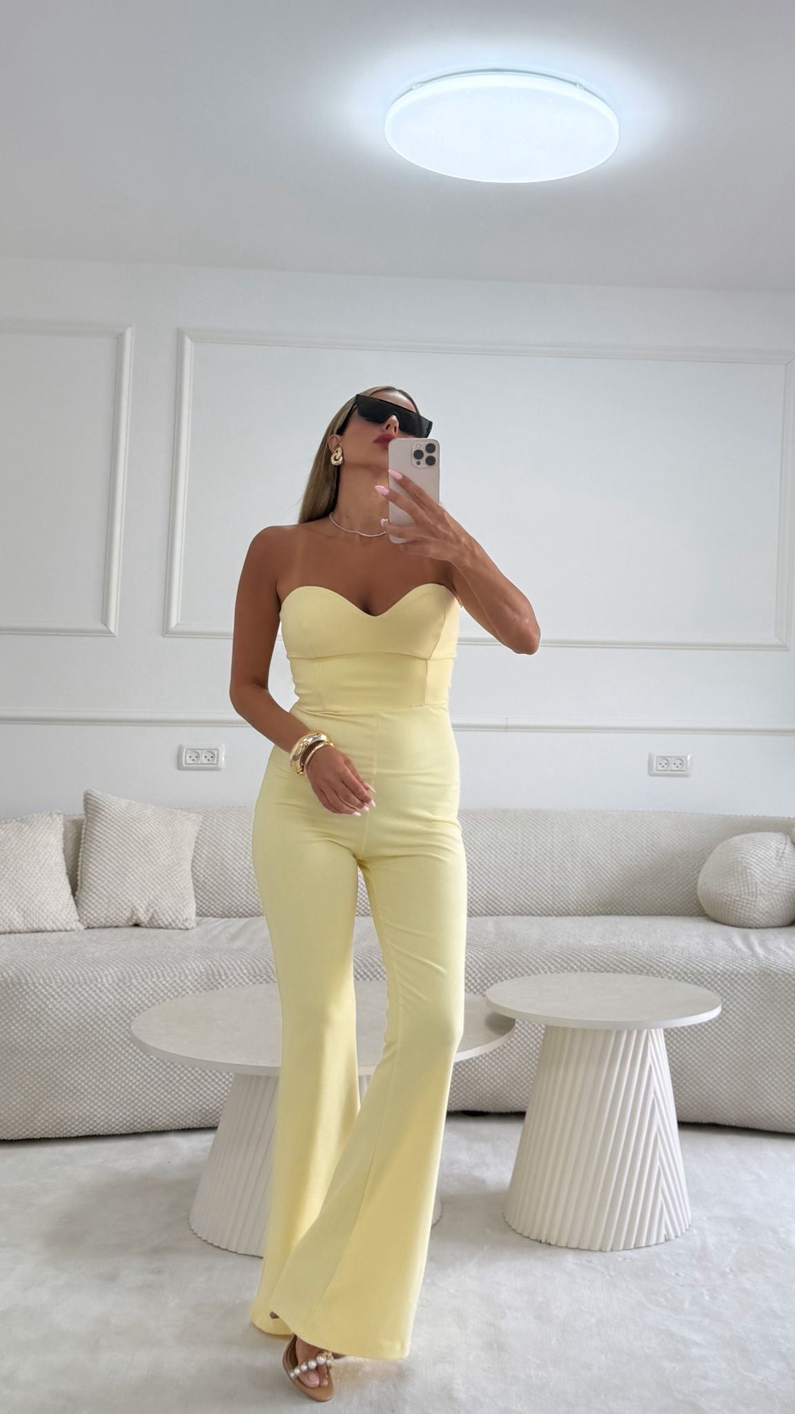 אוברול מיתר צהוב