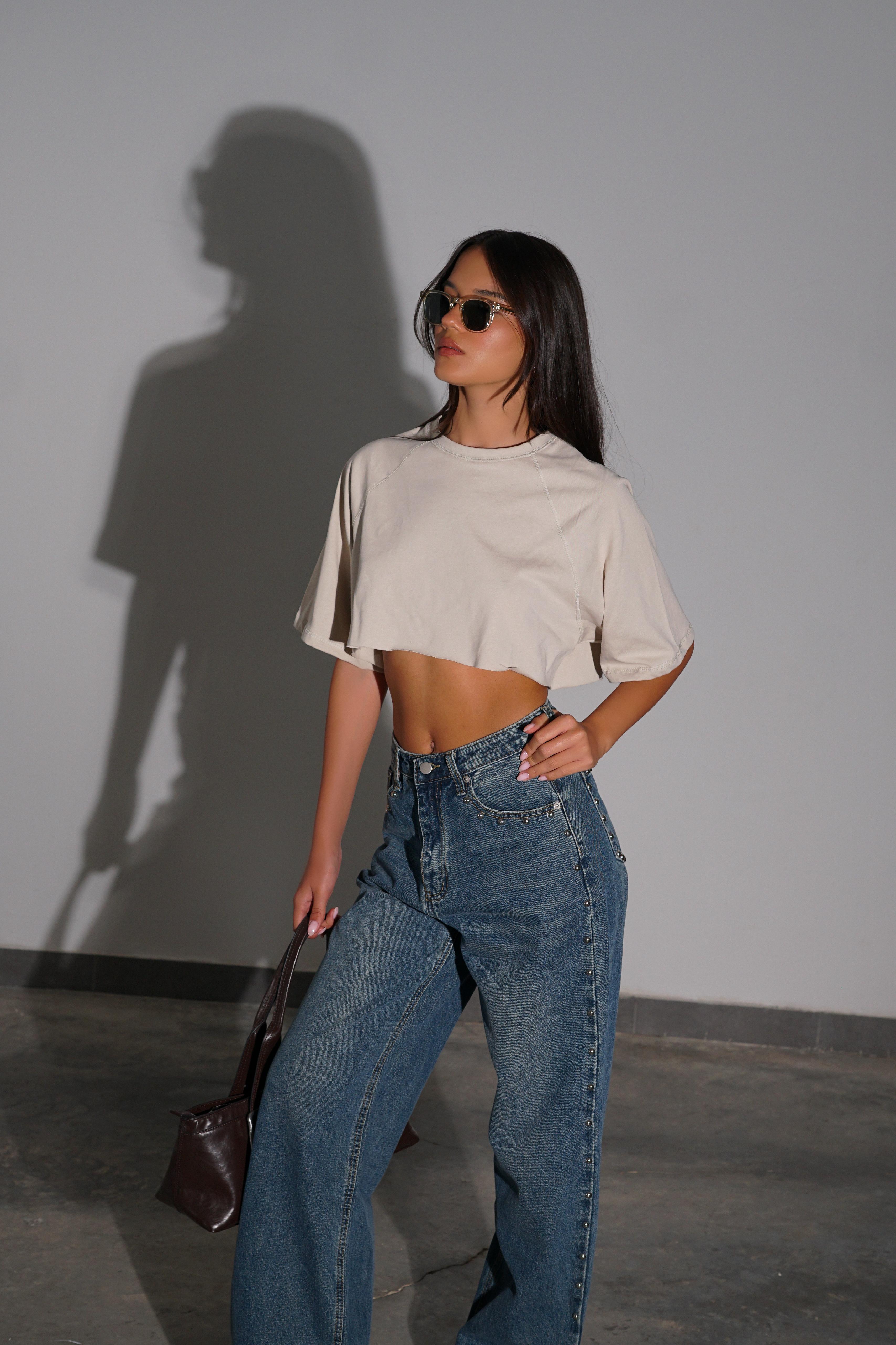 חולצת ריינס בז'