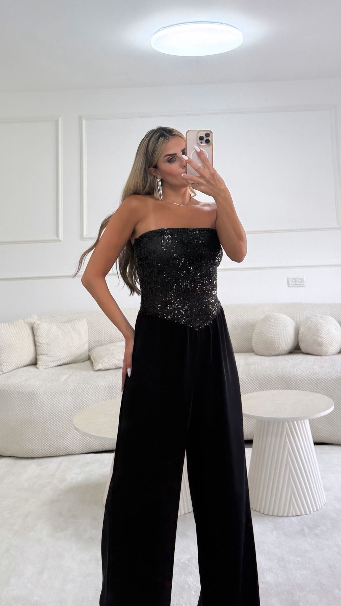 אוברול מחוך שילוב פאייט