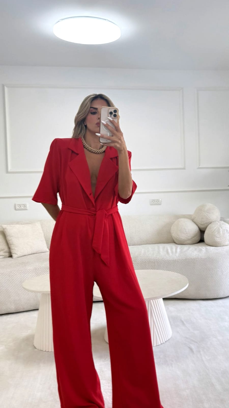 אוברול מירן אדום