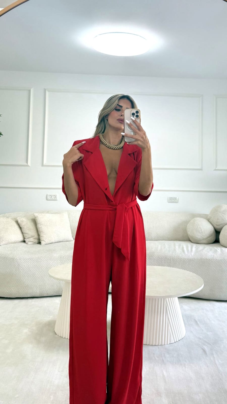 אוברול מירן אדום