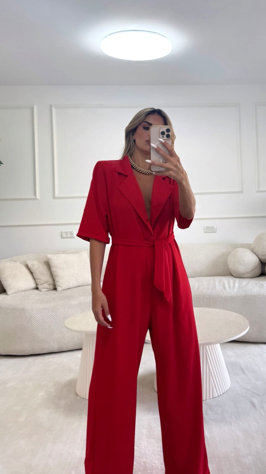 אוברול מירן אדום