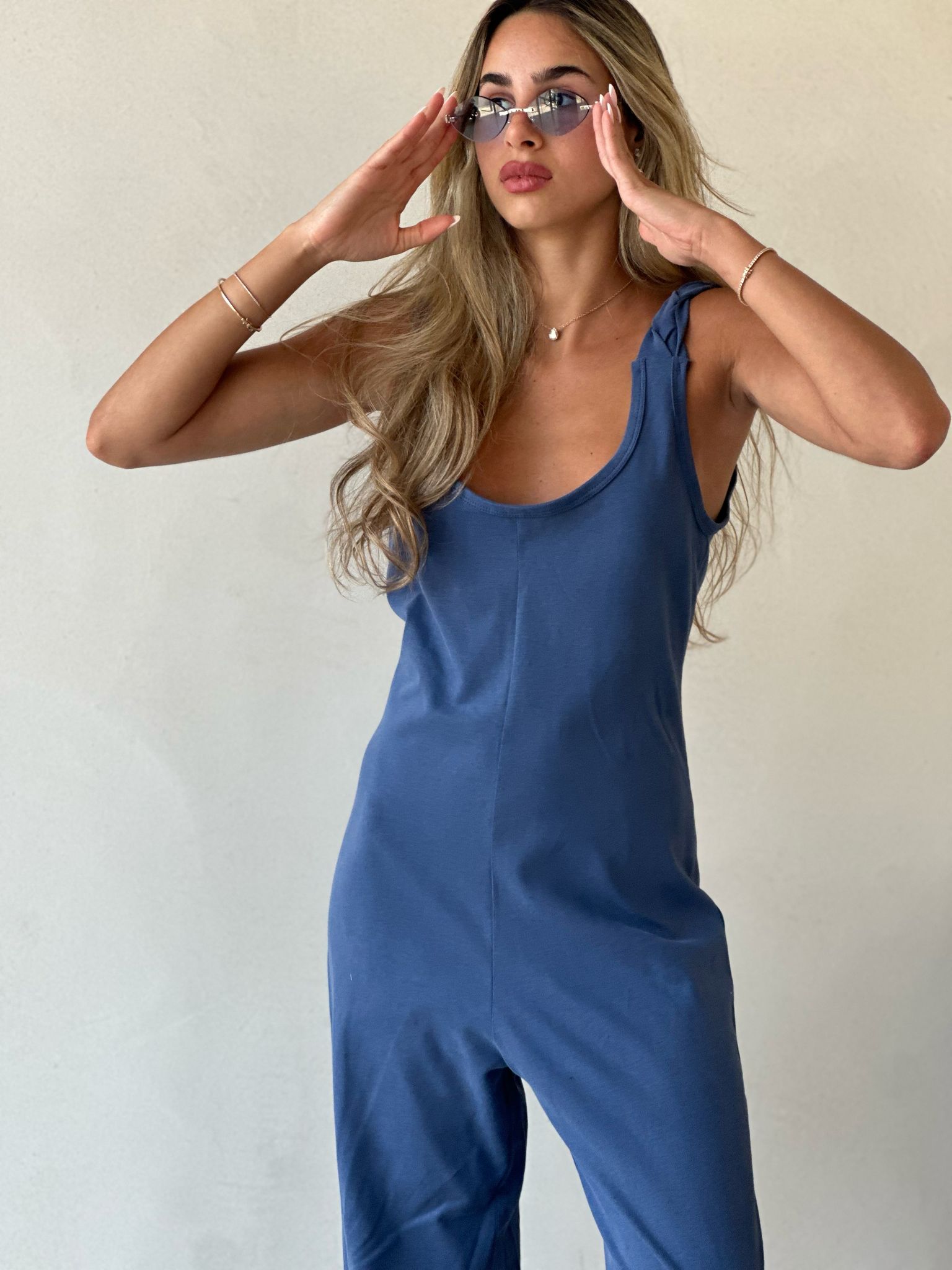 אוברול הודיה כחול