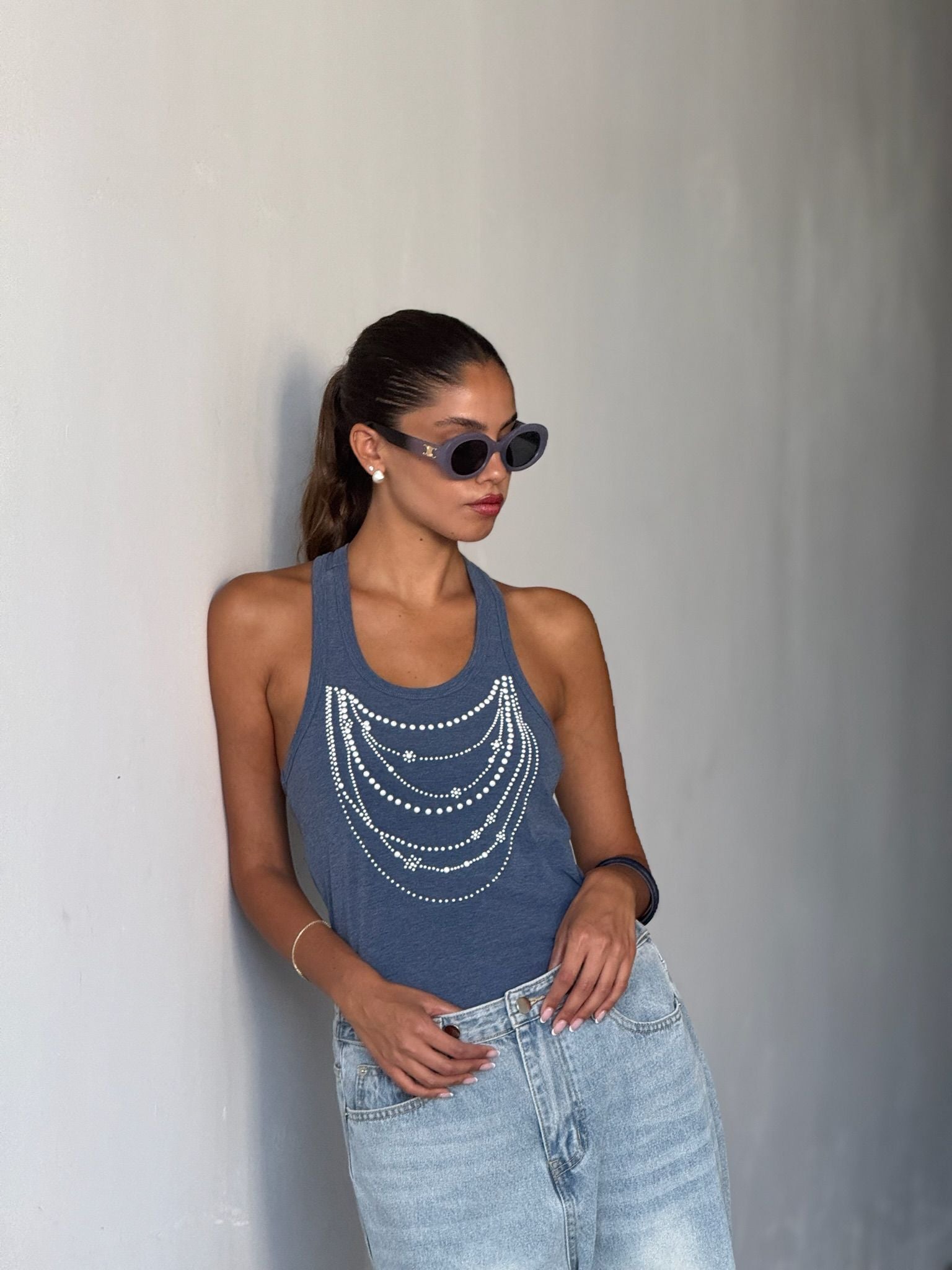 גופיית ריבל כחול