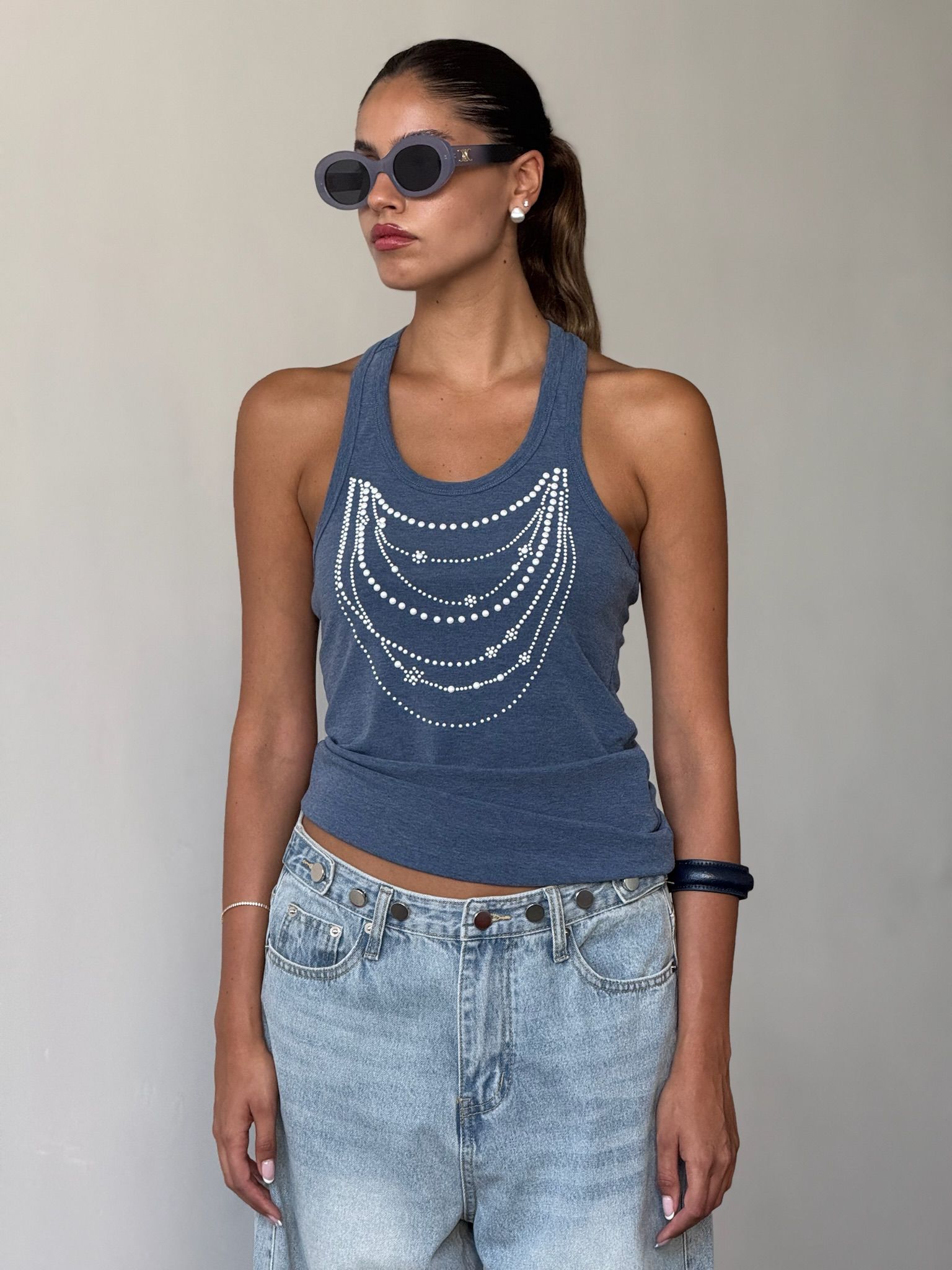 גופיית ריבל כחול