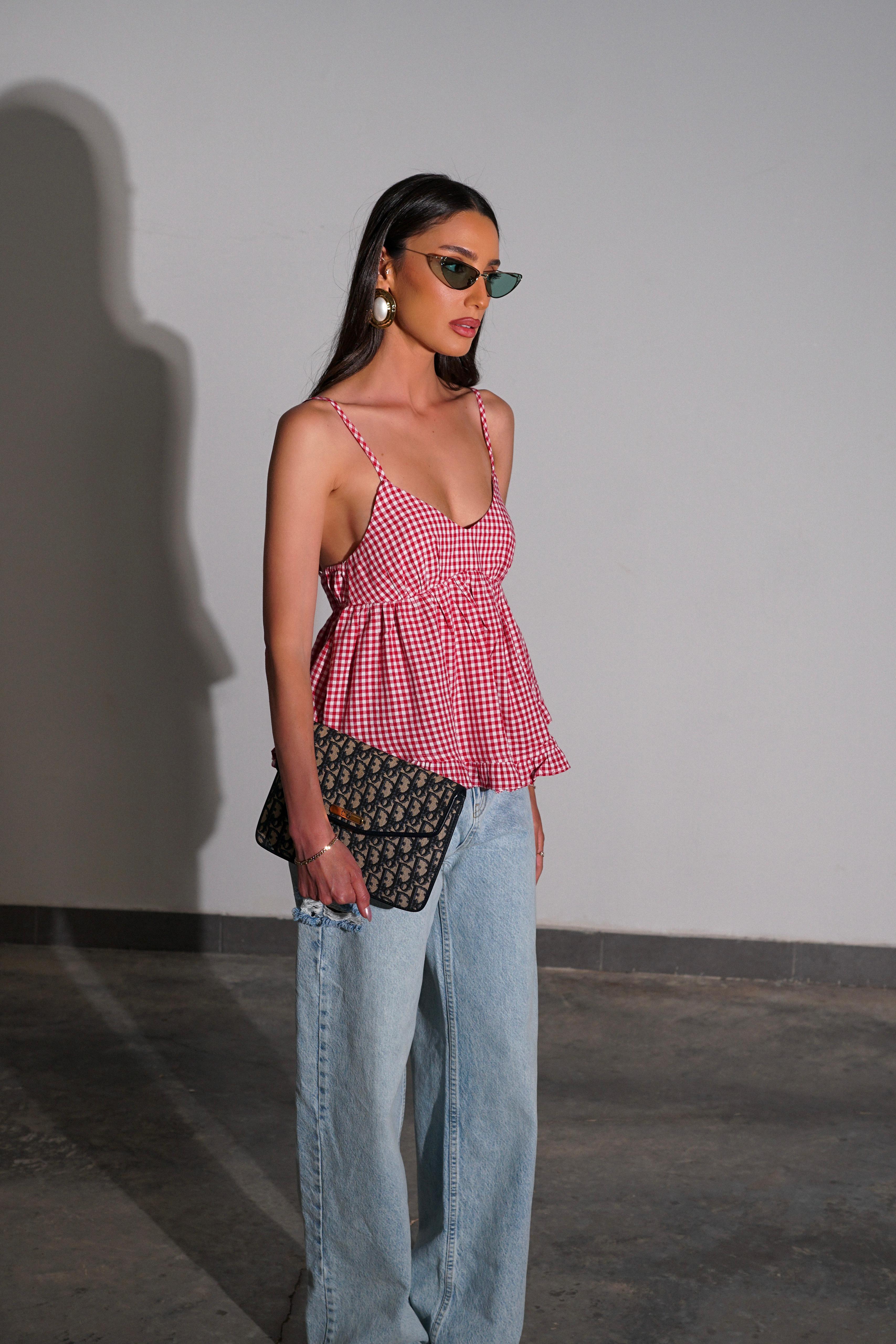 גופיית לטיסן אדום