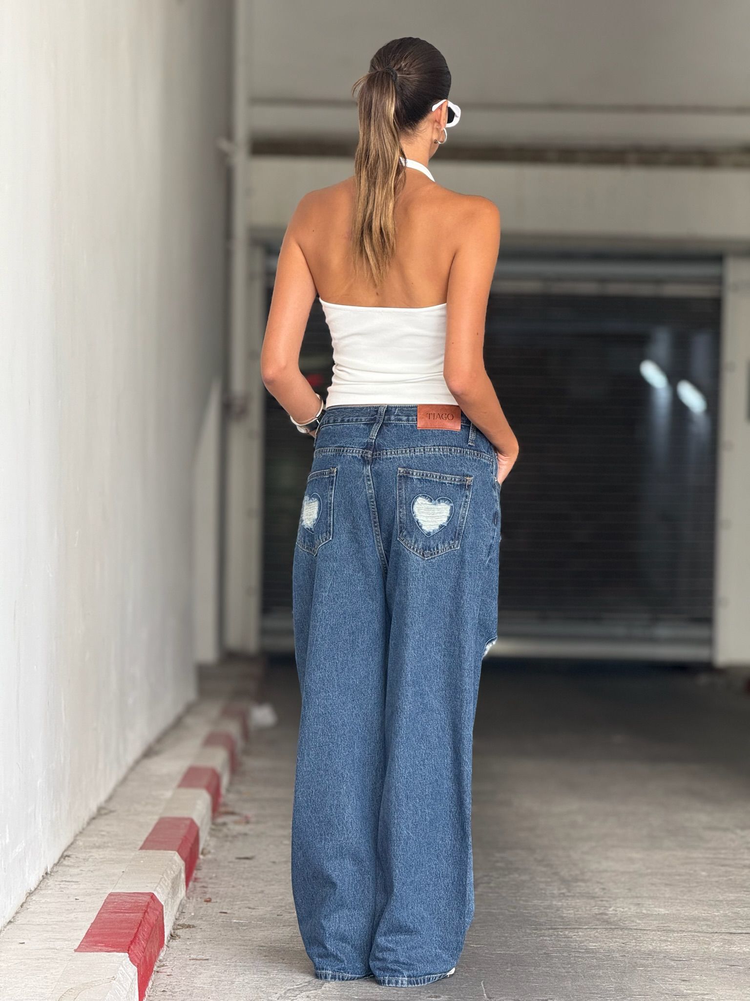 גופיית נינה לבן