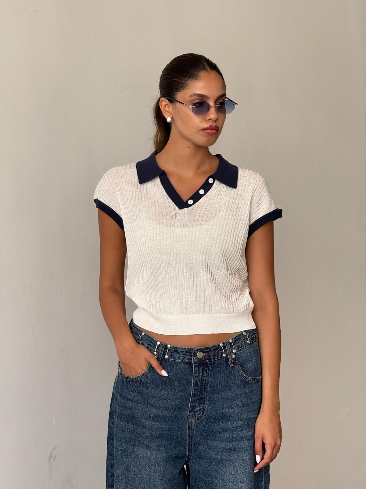 חולצת סוני לבן