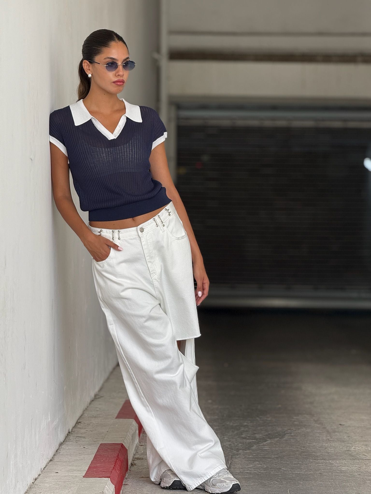 חולצת סוני כחול