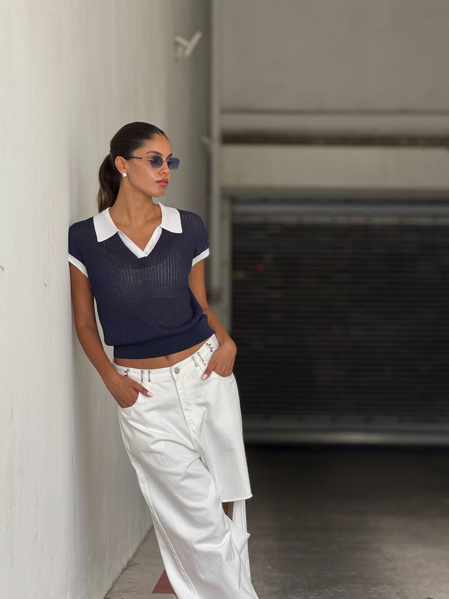 חולצת סוני כחול