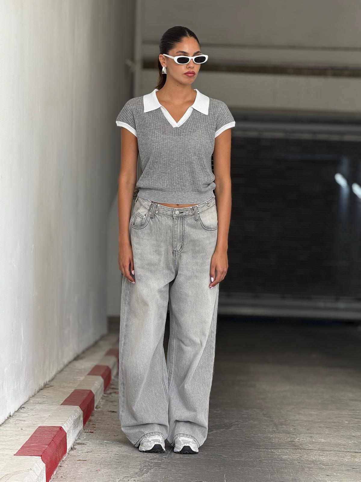 חולצת סוני אפור