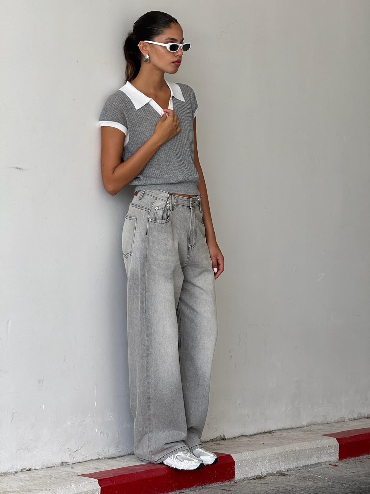 חולצת סוני אפור