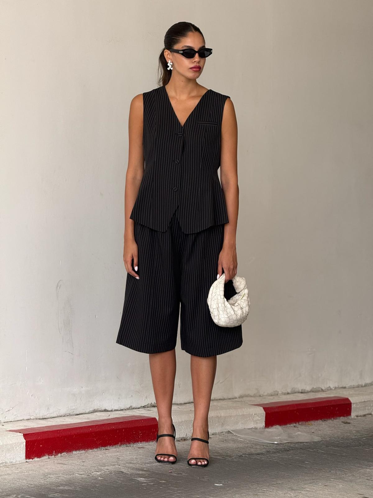 מכנס דלפי שחור