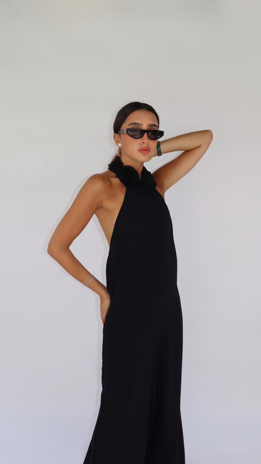 אוברול קולר פלורין שחור