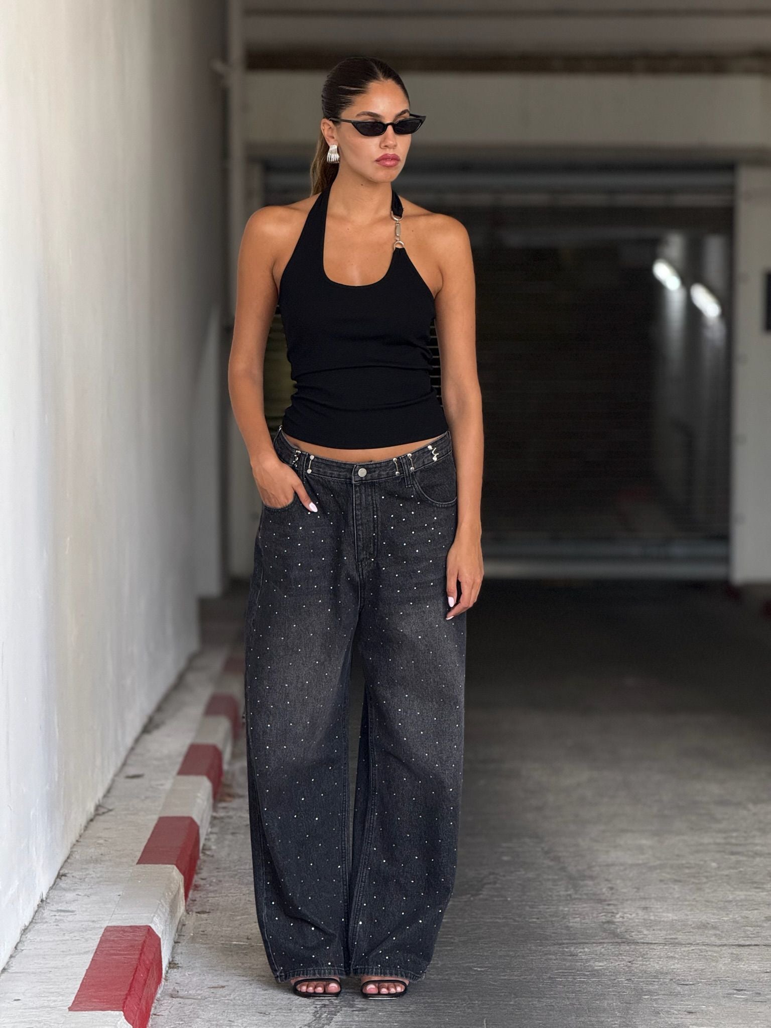 גופיית נינה שחור