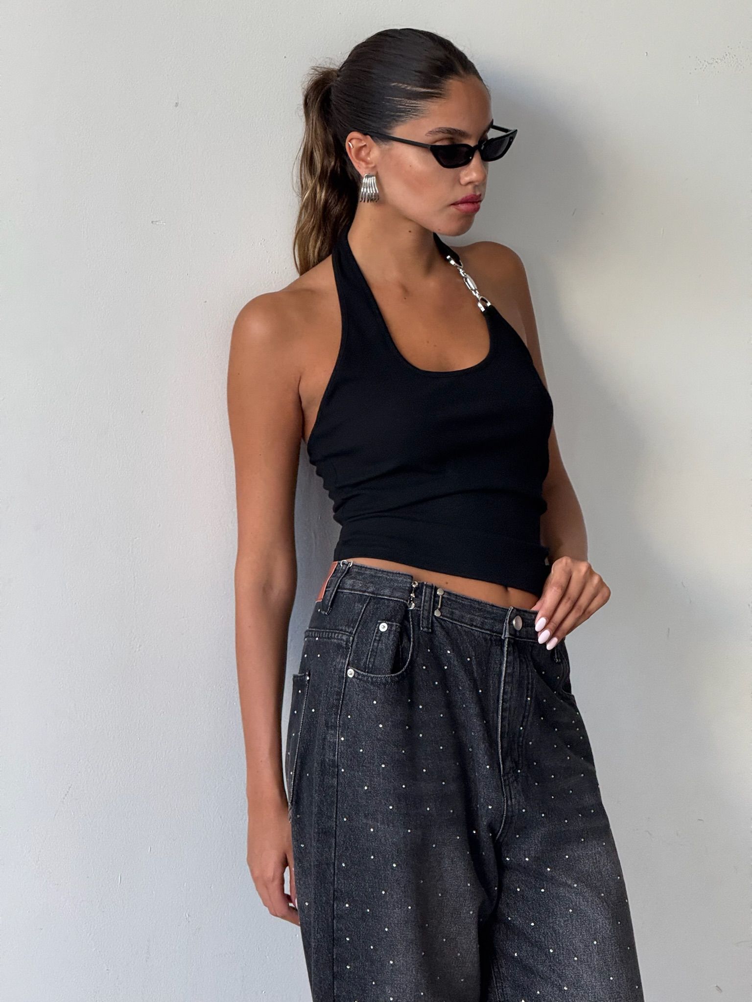 גופיית נינה שחור