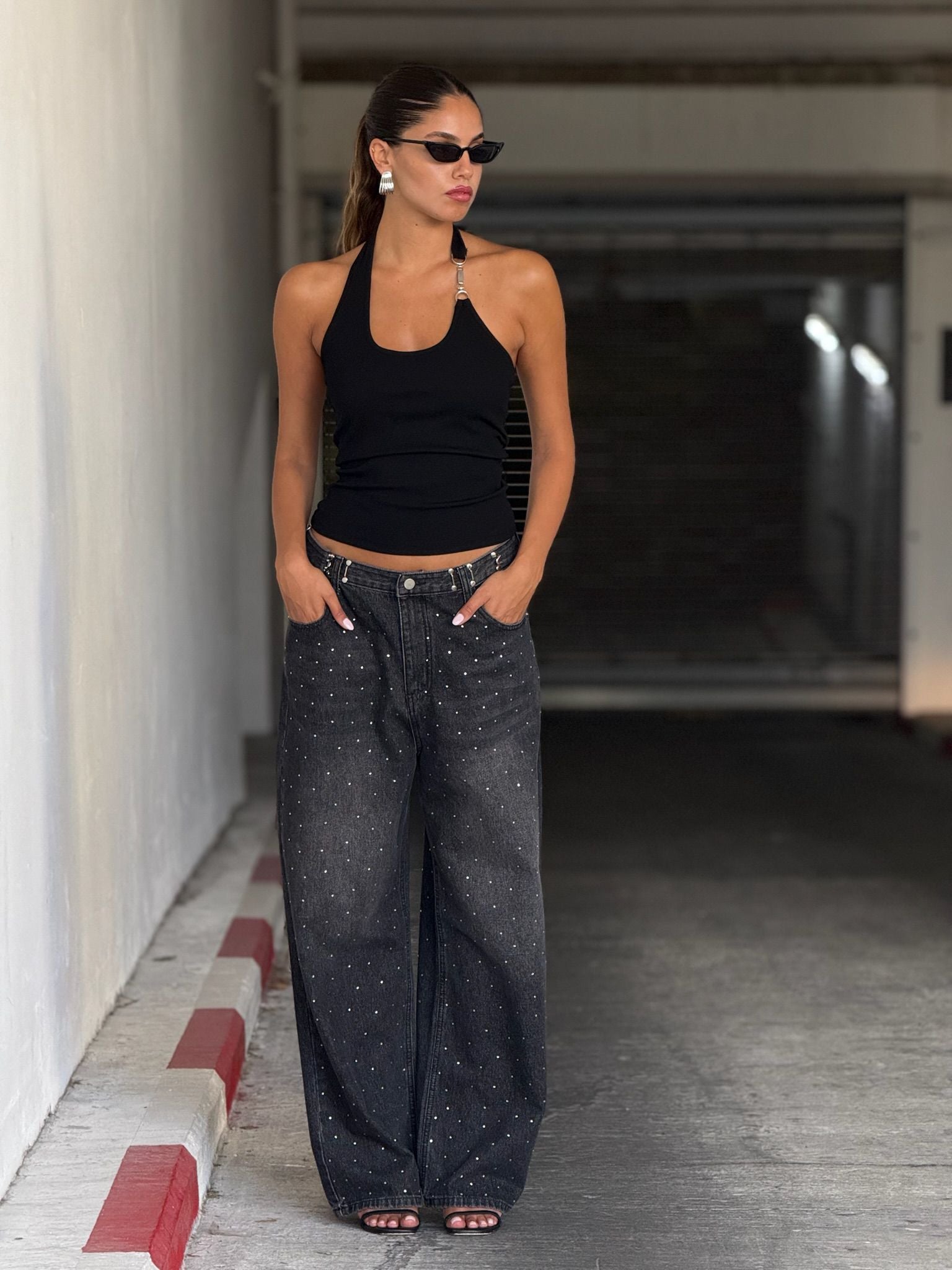 גופיית נינה שחור