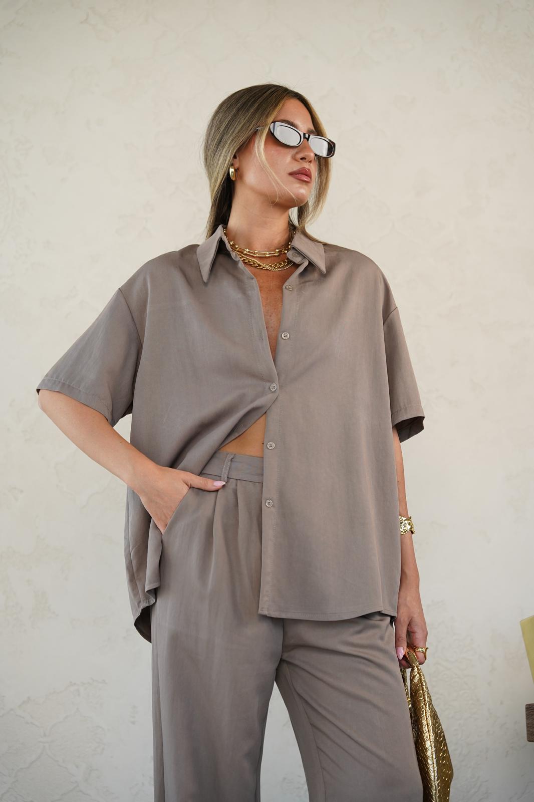 חליפת טינה קפה