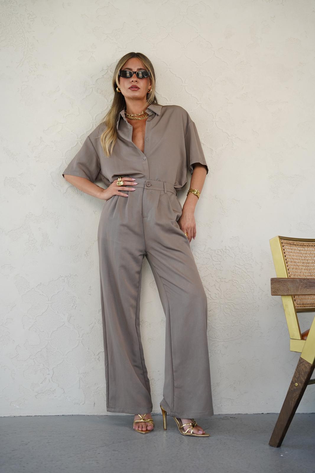 חליפת טינה קפה