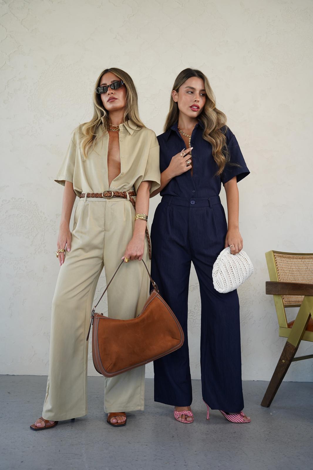 חליפת טינה כחול נייבי