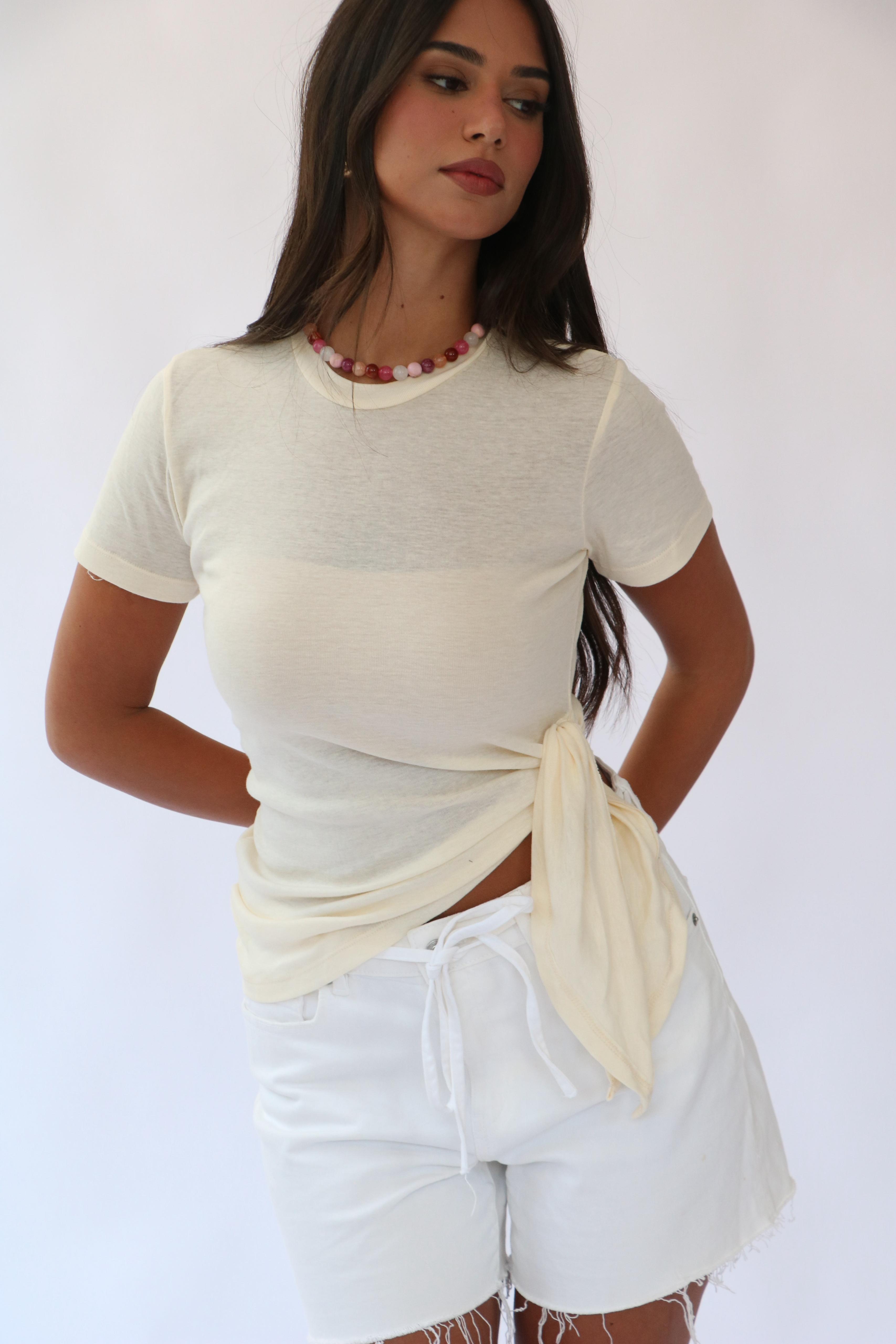 חולצת מרקור צהוב בננה