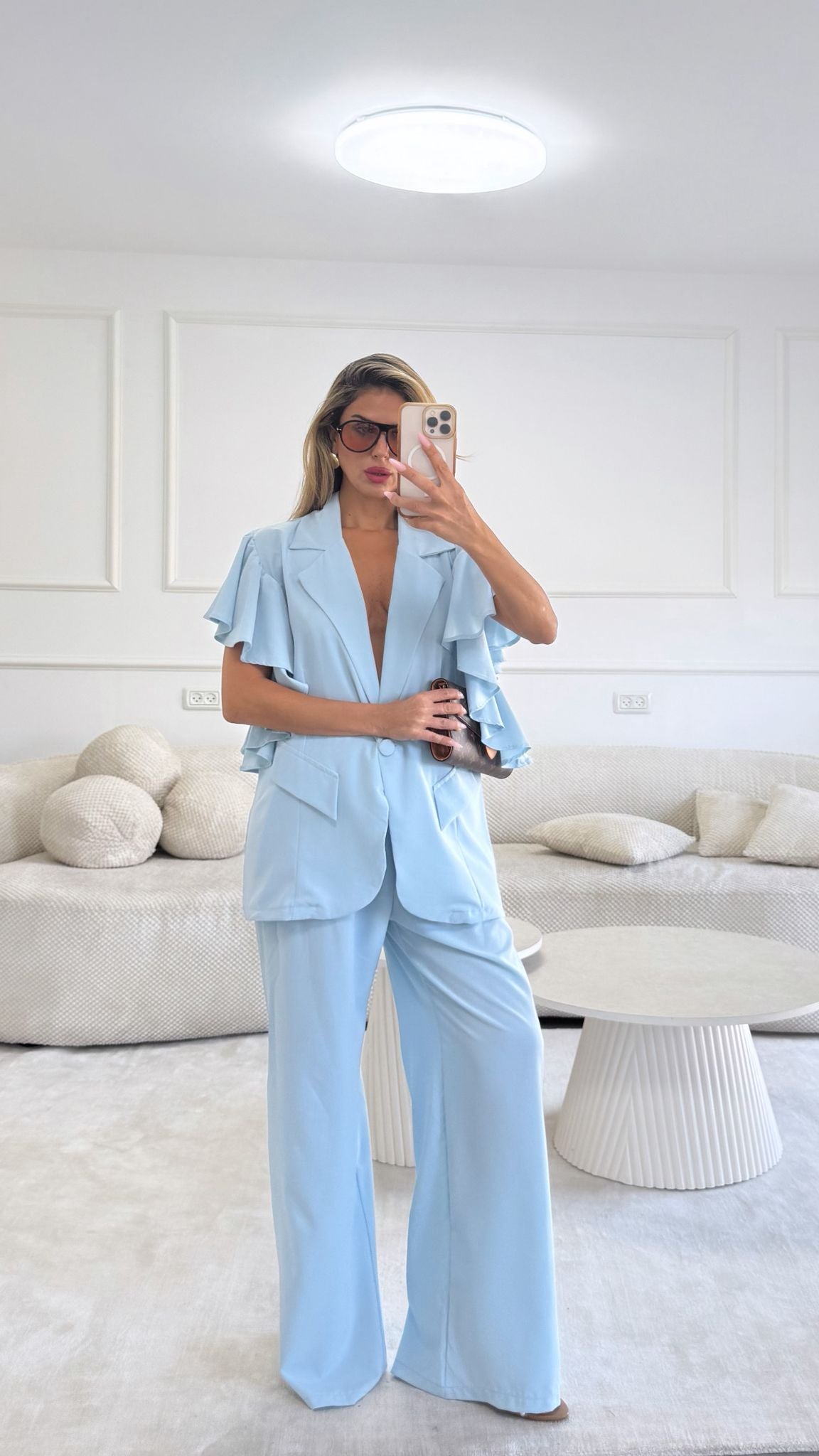 חליפת מלזיה תכלת