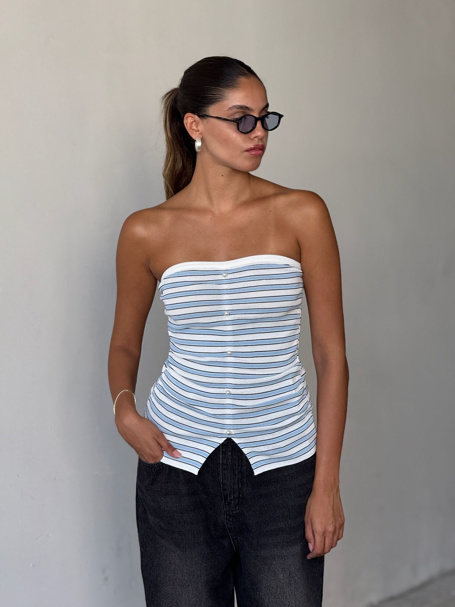 סטרפלס גלאור תכלת