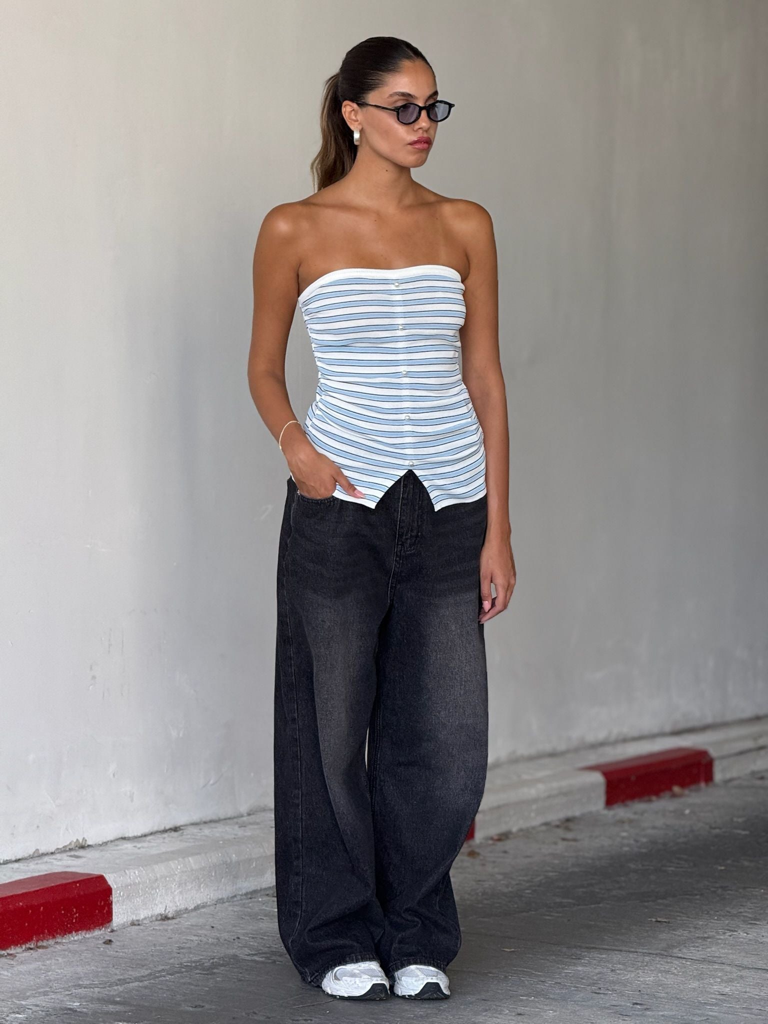 סטרפלס גלאור תכלת