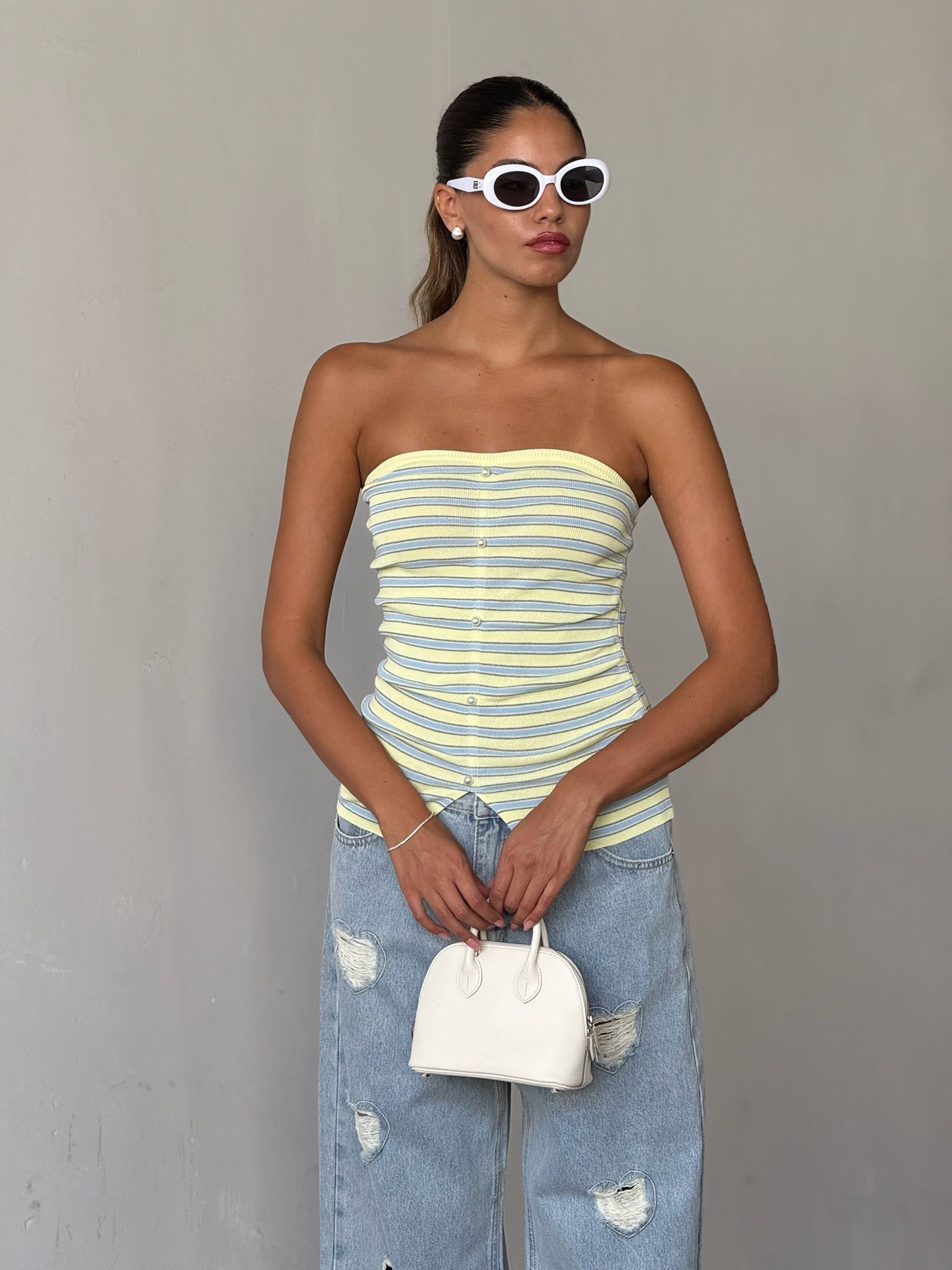 סטרפלס גלאור צהוב