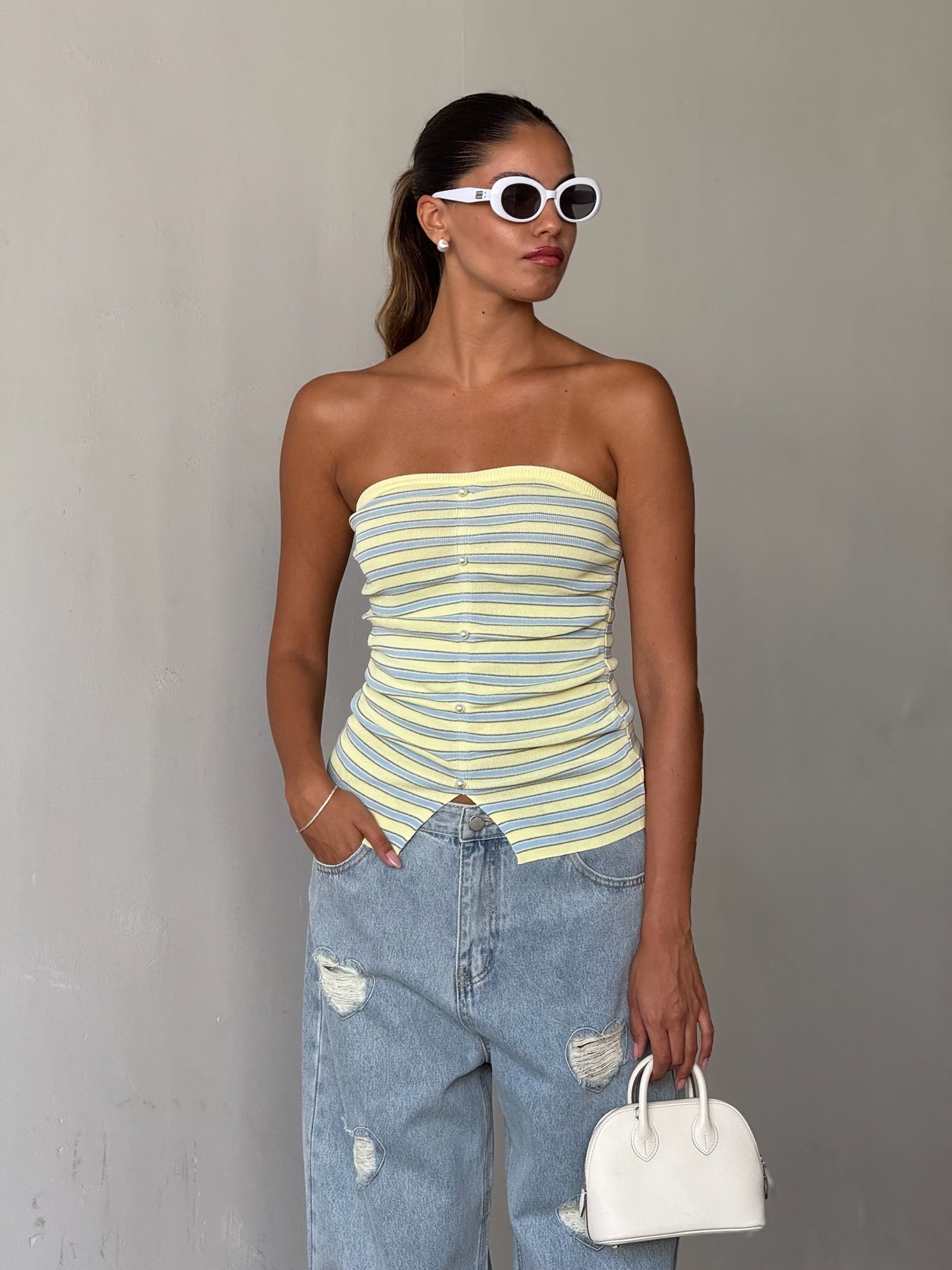 סטרפלס גלאור צהוב