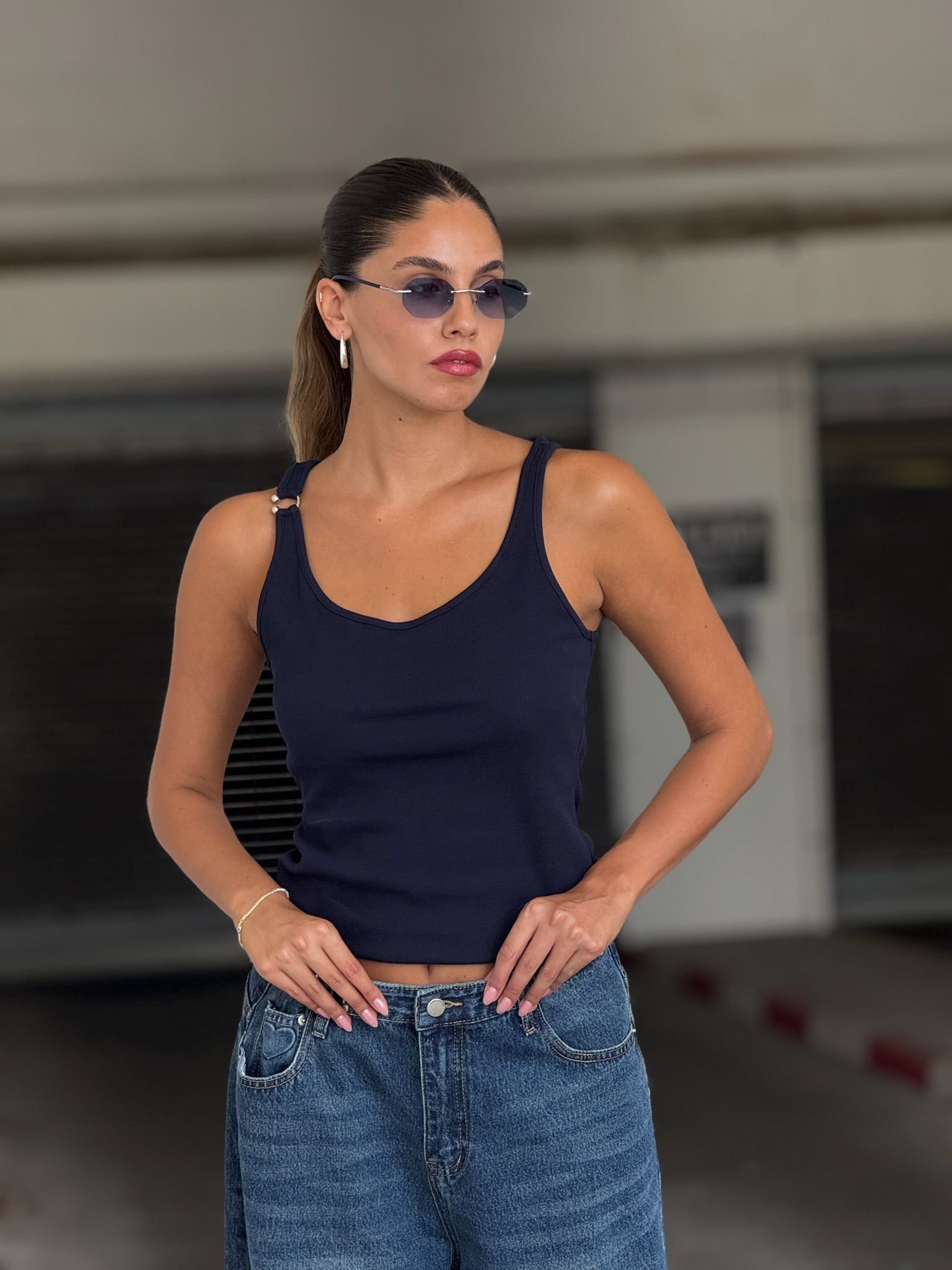 גופיית ליאנה כחול