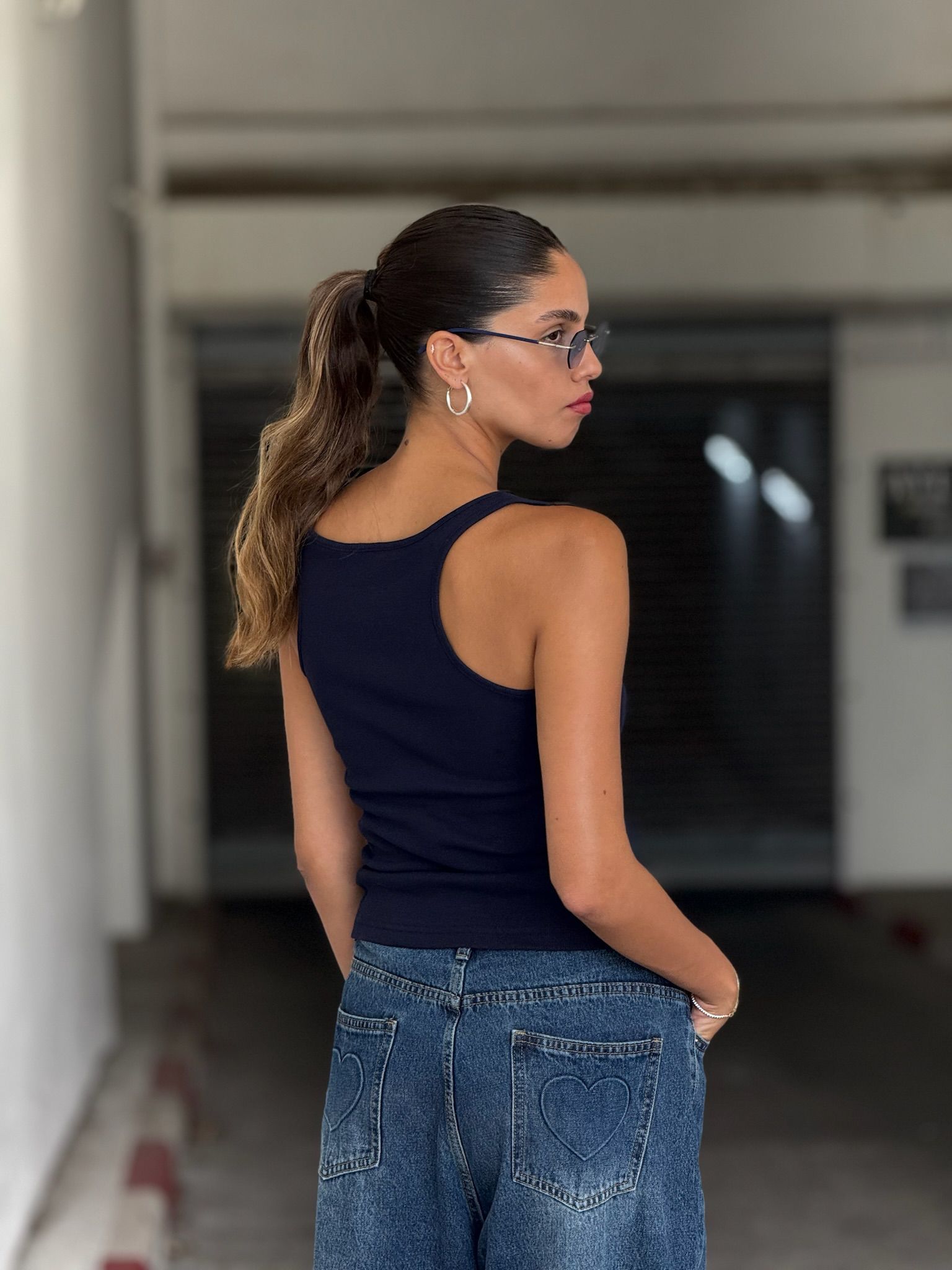 גופיית ליאנה כחול