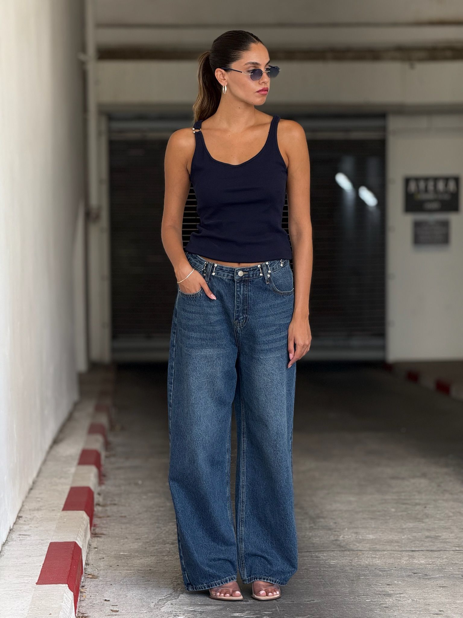 גופיית ליאנה כחול